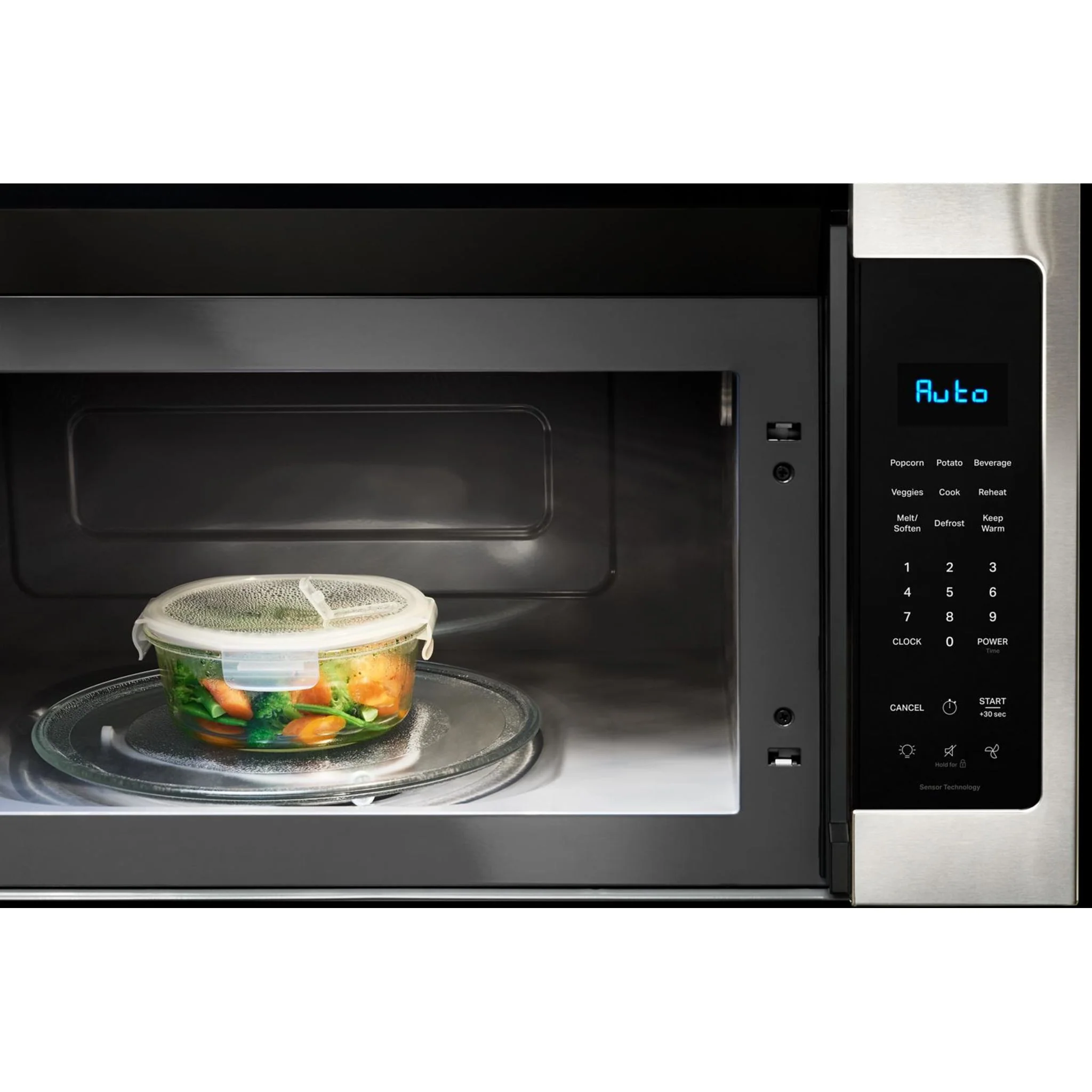 Whirlpool 1.9 cu ft. Over the Range Microwave with Sensor Cooking Technology - 900 Watts - Fingerprint Resistant Stainless Steel (YWMMS3230SZ) - Image 4