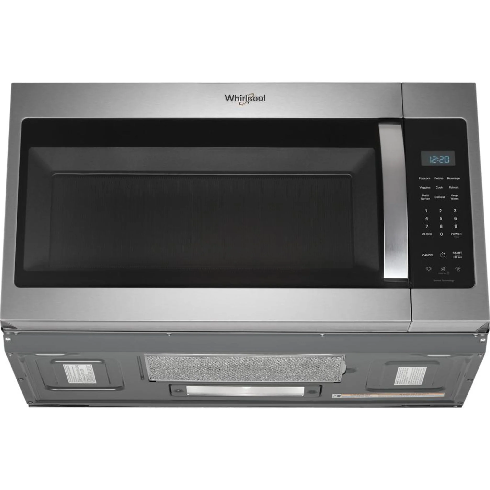 Whirlpool 1.9 cu ft. Over the Range Microwave with Sensor Cooking Technology - 900 Watts - Fingerprint Resistant Stainless Steel (YWMMS3230SZ) - Image 7