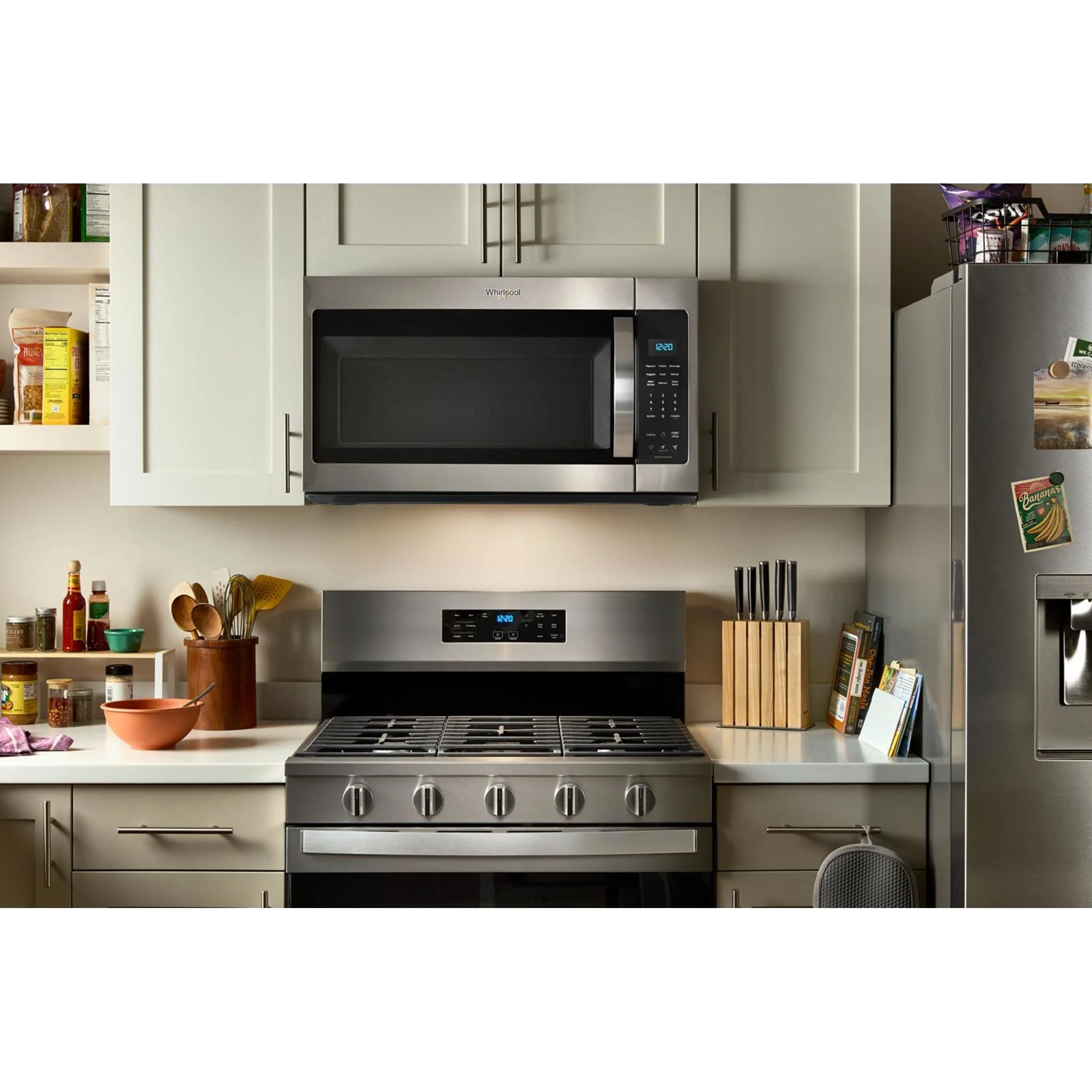 Whirlpool 1.9 cu ft. Over the Range Microwave with Sensor Cooking Technology - 900 Watts - Black (YWMMS3230SB) - Image 6