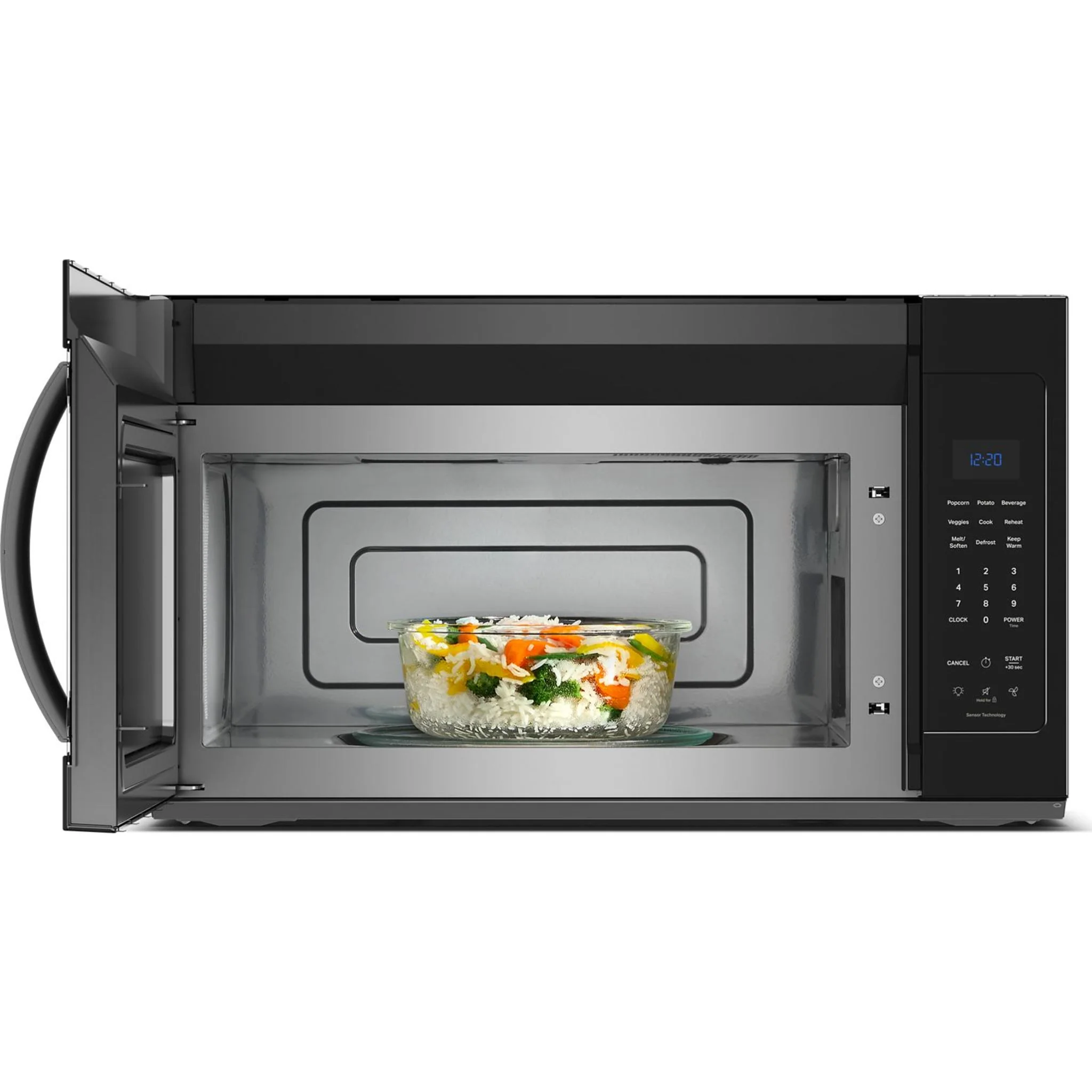 Whirlpool 1.9 cu ft. Over the Range Microwave with Sensor Cooking Technology - 900 Watts - Black (YWMMS3230SB) - Image 9