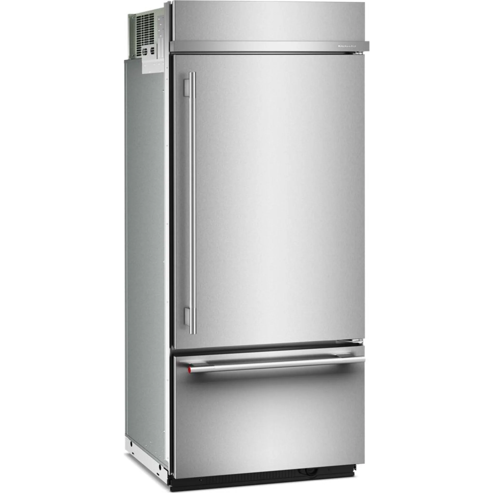 KitchenAid 20.8 Cu. Ft. 36" Built-In Bottom Mount Refrigerator with Platinum Interior -Stainless Steel with PrintShield™ Finish (KBBR336SPS) - Image 7