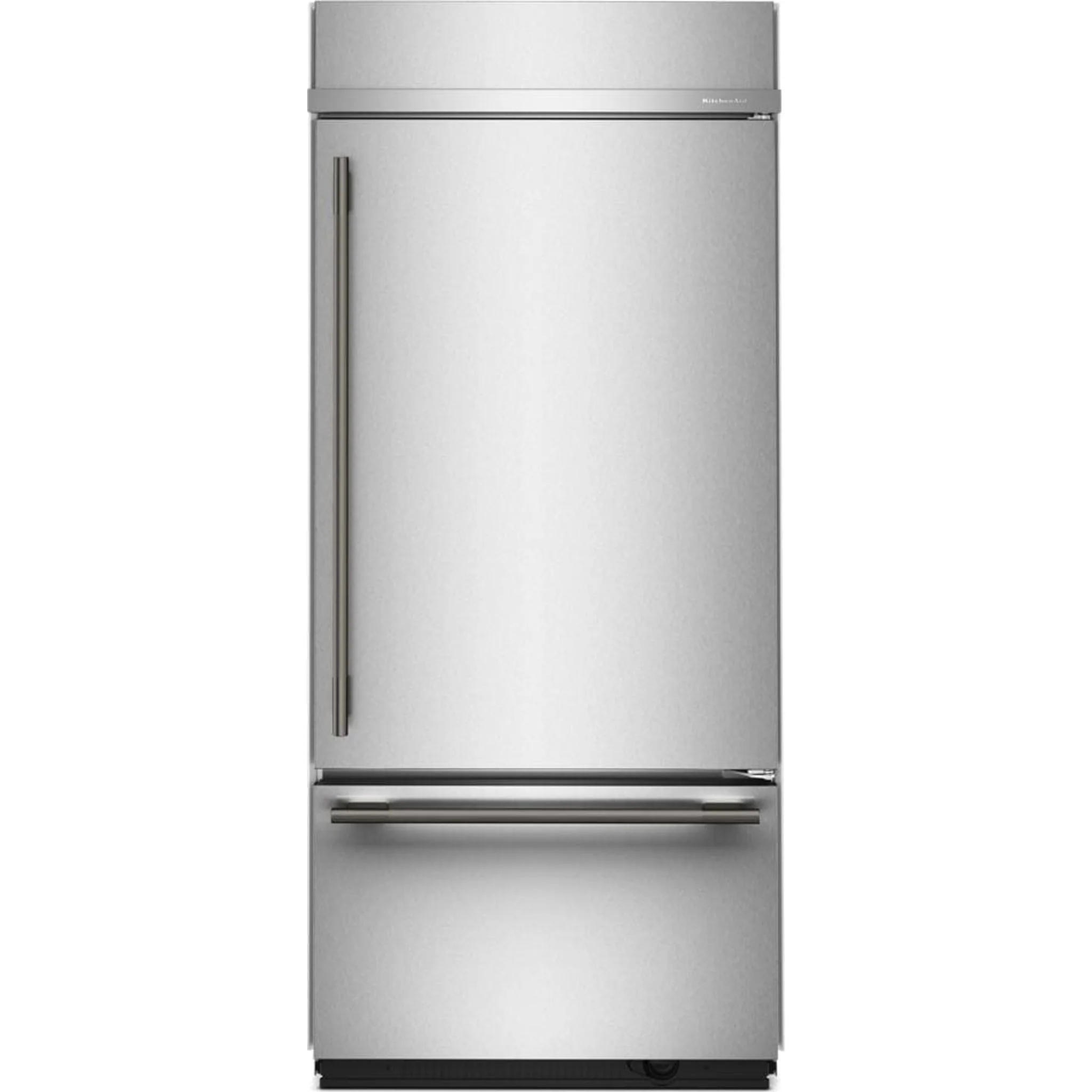 KitchenAid 20.8 Cu. Ft. 36" Built-In Bottom Mount Refrigerator with Platinum Interior -Stainless Steel with PrintShield™ Finish (KBBR336SPS) - Image 8