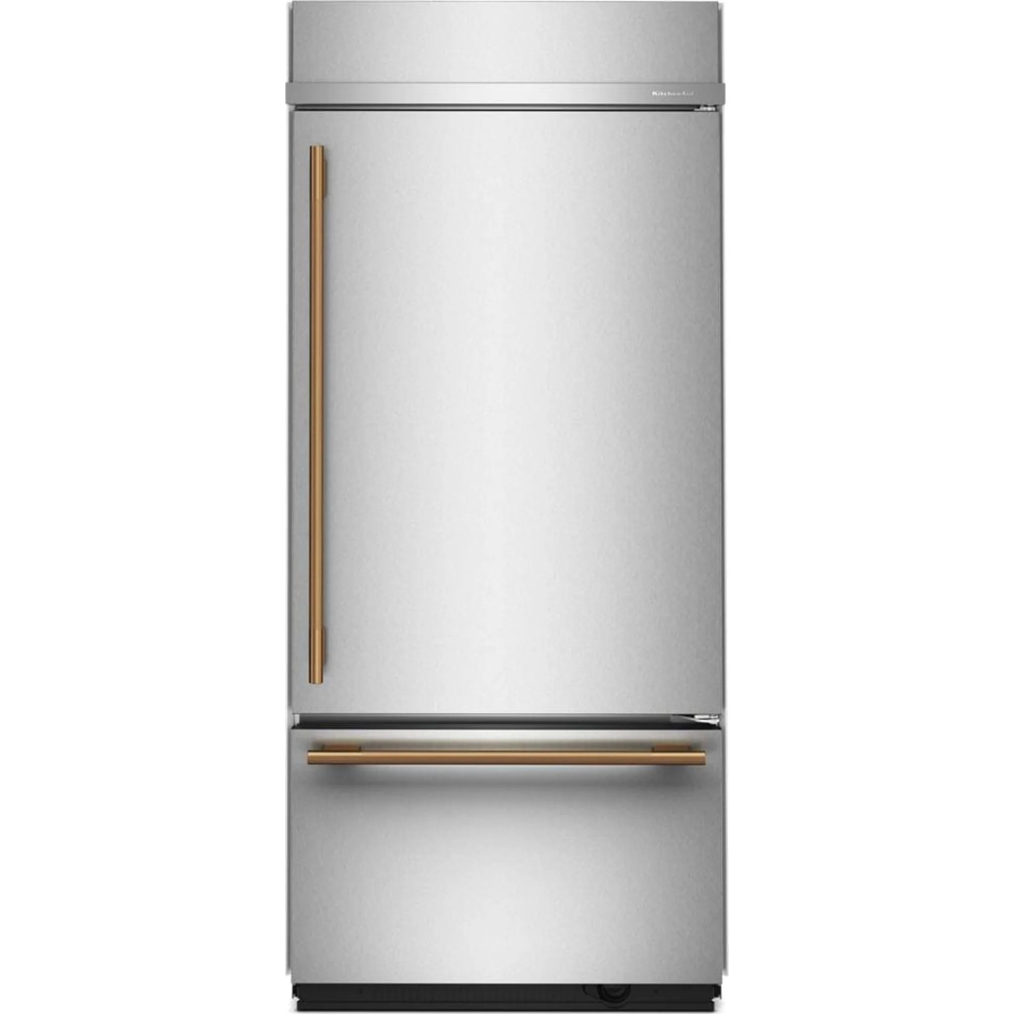 KitchenAid 20.8 Cu. Ft. 36" Built-In Bottom Mount Refrigerator with Platinum Interior -Stainless Steel with PrintShield™ Finish (KBBR336SPS) - Image 9