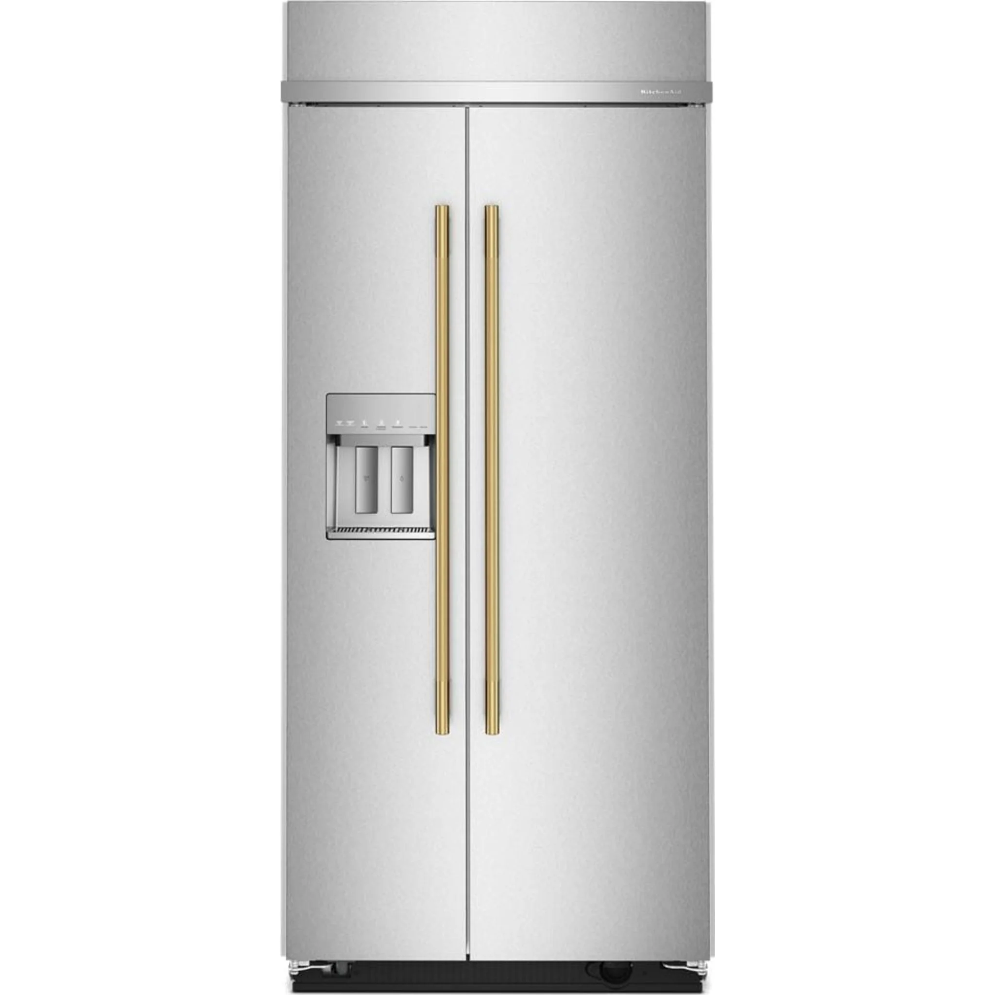 KitchenAid 20.8 Cu. Ft. 36" Built-In Side-by-Side Refrigerator features Exterior Water and Ice Dispenser with Measured Fill -Stainless Steel with PrintShield™ Finish (KBSD736SPS) - Image 11