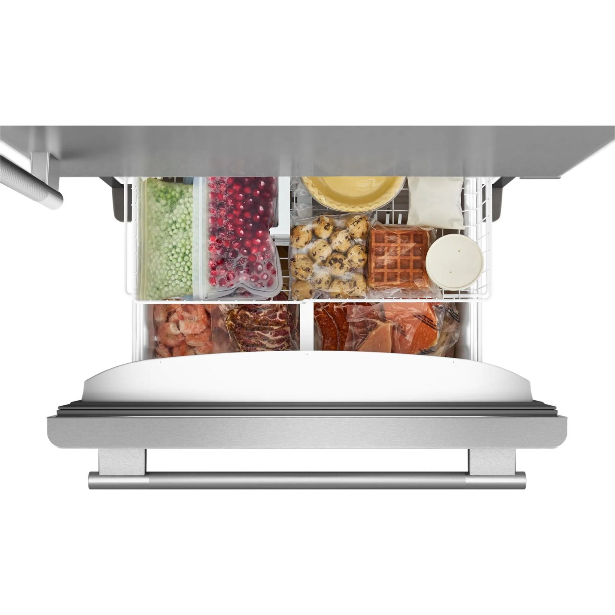 KitchenAid 22 Cu. Ft. 33-Inch Standard-Depth Bottom Mount Refrigerator with Right Door Swing - PrintShield Stainless (KRBR133SPS) - Image 13