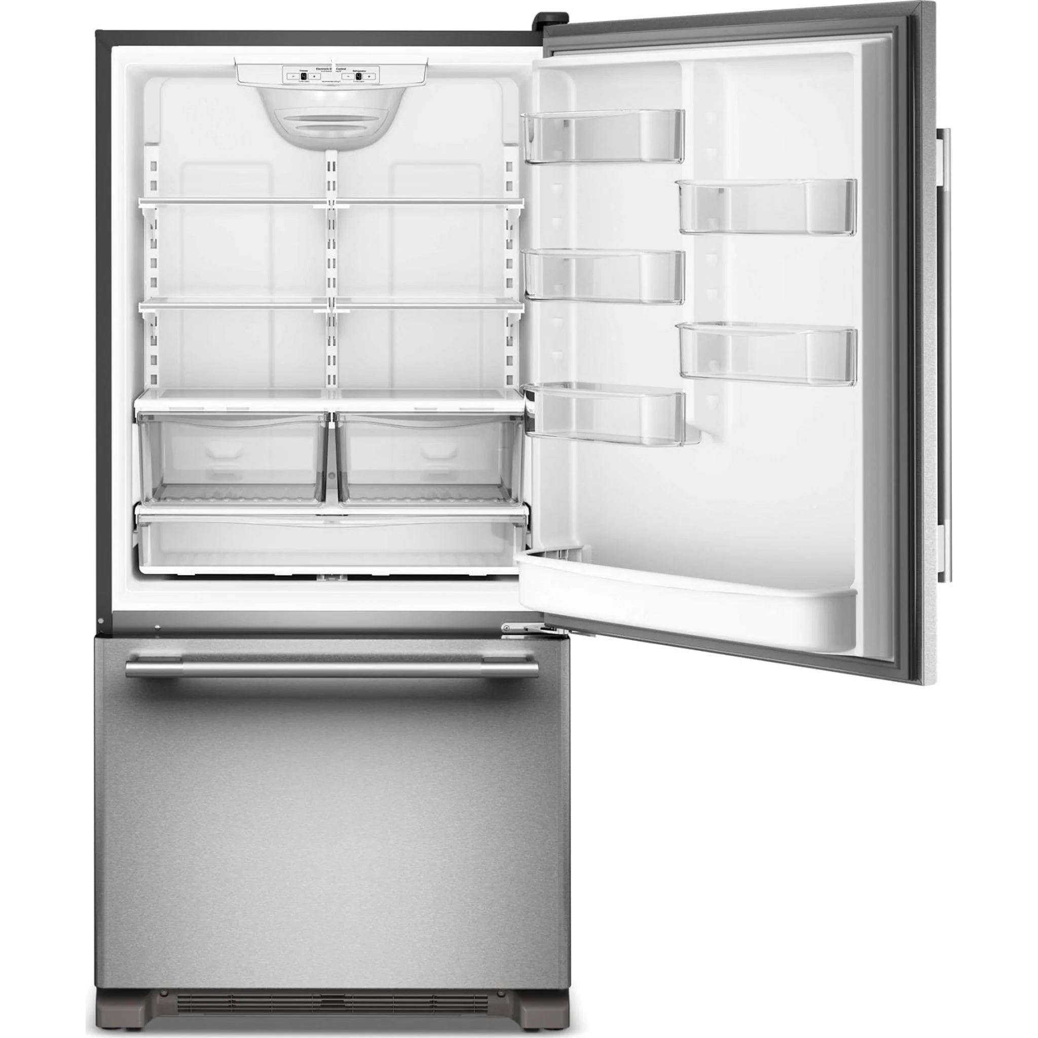 KitchenAid 22 Cu. Ft. 33-Inch Standard-Depth Bottom Mount Refrigerator with Right Door Swing - PrintShield Stainless (KRBR133SPS) - Image 14