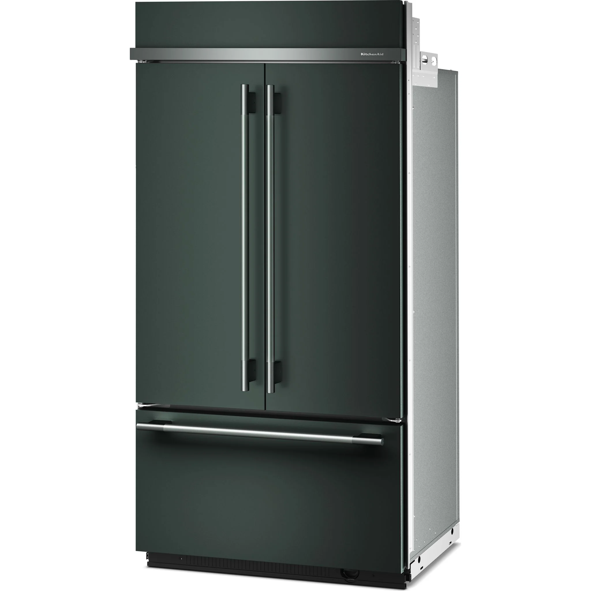 KitchenAid 24.2 Cu. Ft. 42" Built-In French Door Bottom Mount Refrigerator with Platinum Interior - Juniper (KBFN542SJP) - Image 4