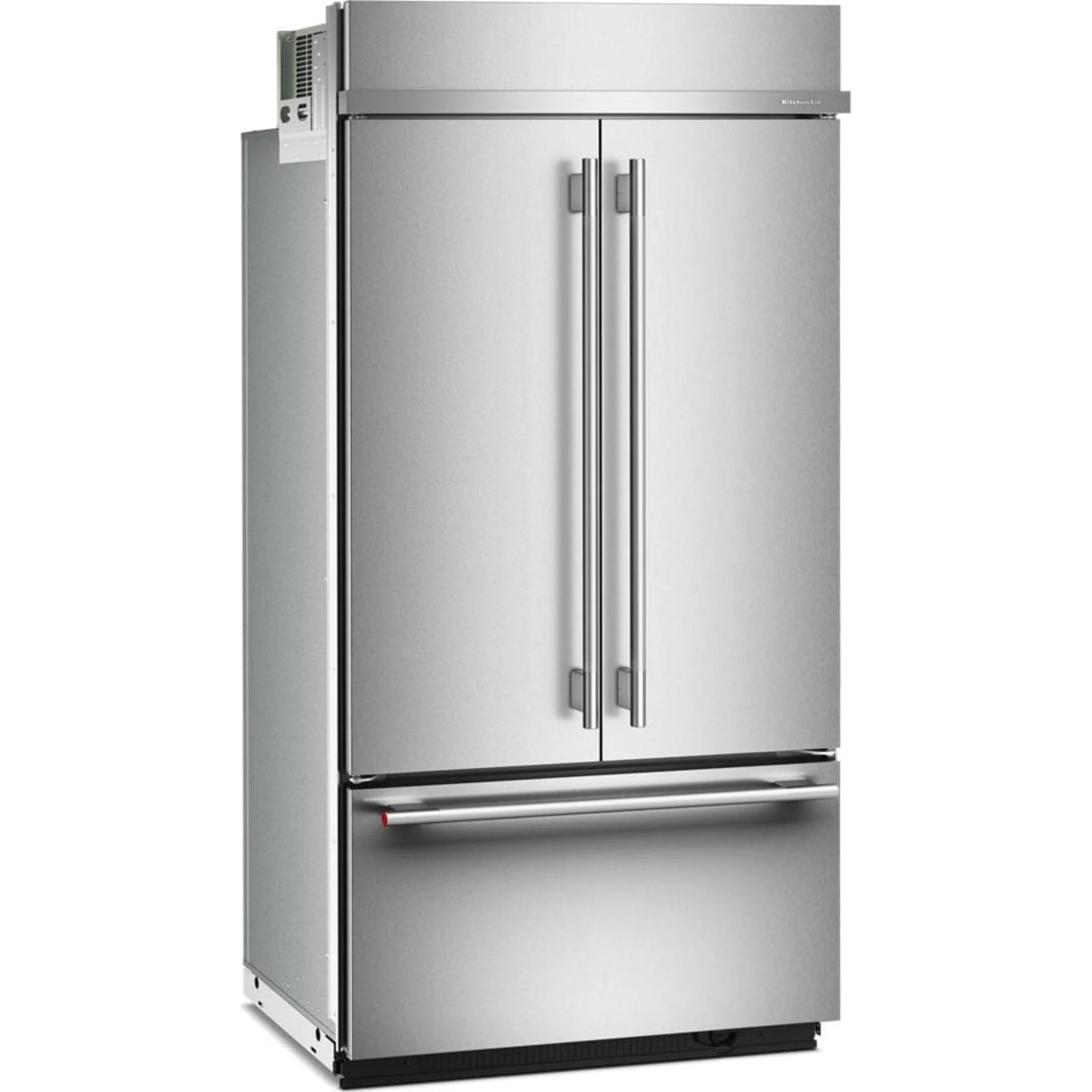 KitchenAid 24.2 Cu. Ft. 42"" Built-In French Door Bottom Mount Refrigerator with Platinum Interior - Stainless Steel with PrintShield™ Finish (KBFN542SPS) - Image 16