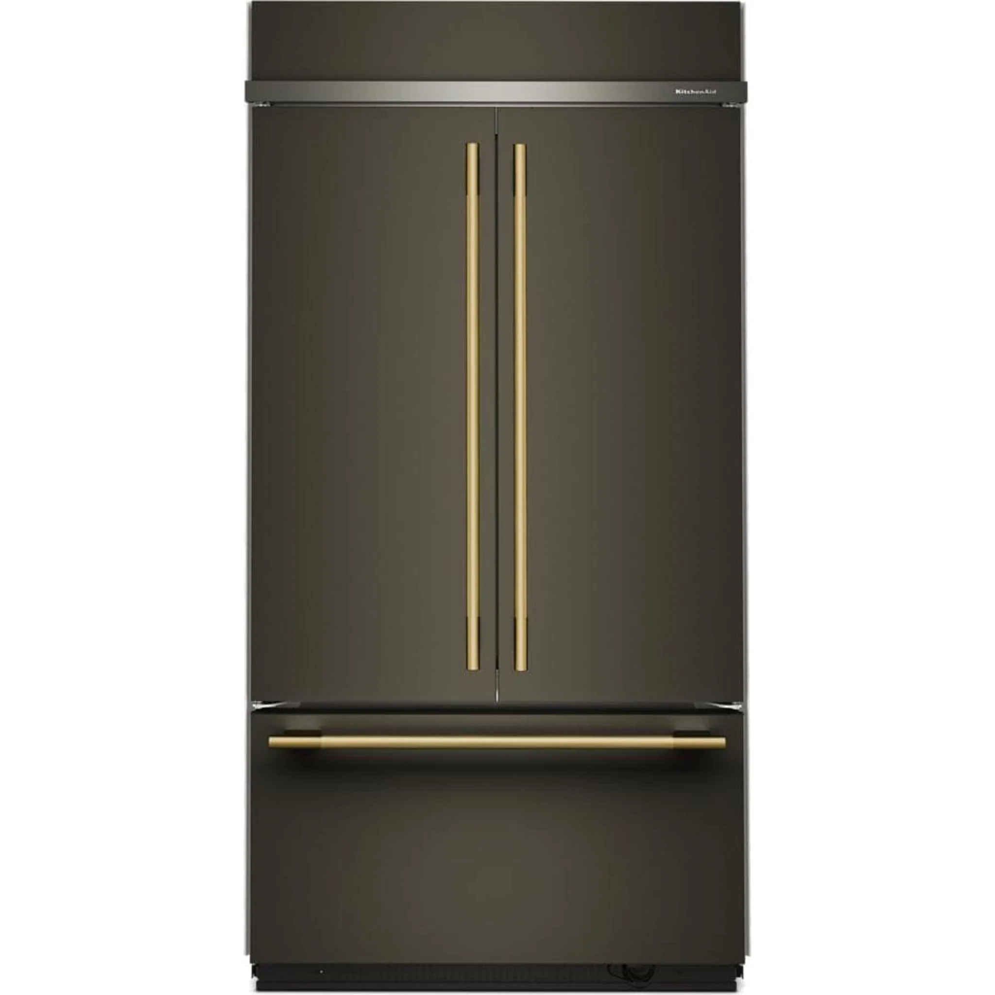 KitchenAid 24.2 Cu. Ft. 42" Built-In French Door Bottom Mount Refrigerator with Platinum Interior - Black Ore (KBFN542SBE) - Image 11