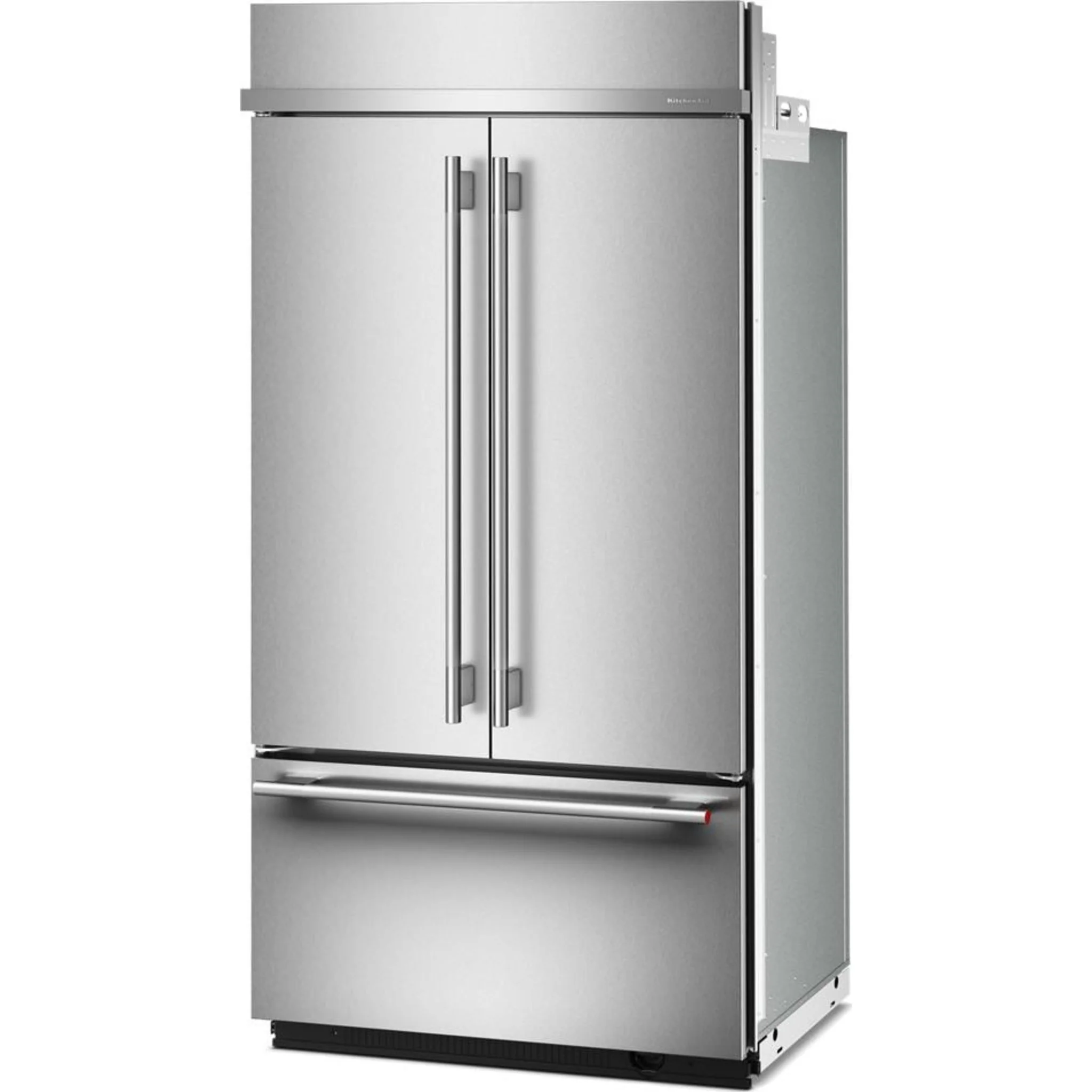 KitchenAid 24.2 Cu. Ft. 42"" Built-In French Door Bottom Mount Refrigerator with Platinum Interior - Stainless Steel with PrintShield™ Finish (KBFN542SPS) - Image 4