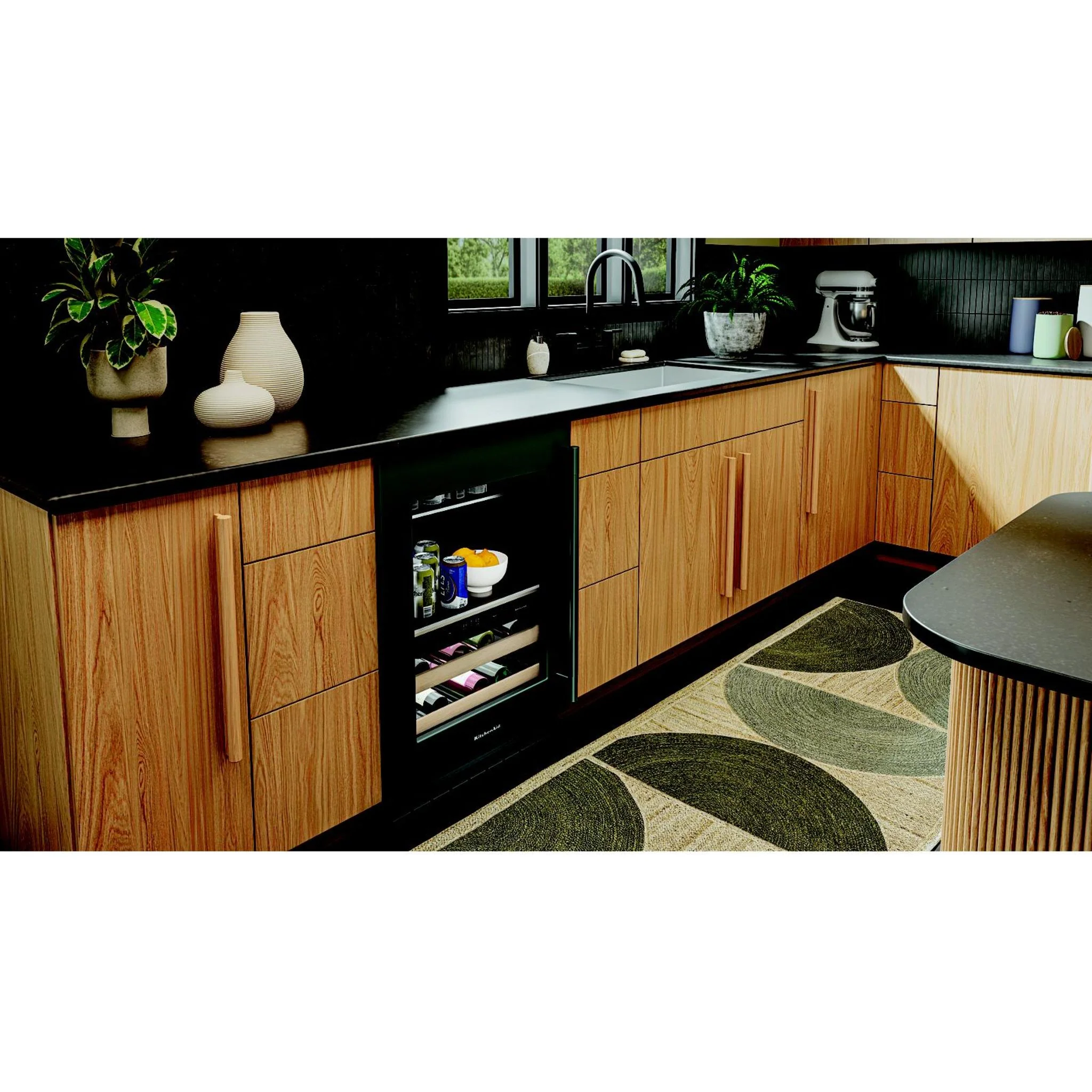 KitchenAid 24" Beverage Center with Glass Door and Wood-Front Racks - Juniper (KUBL524SJP) - Image 16