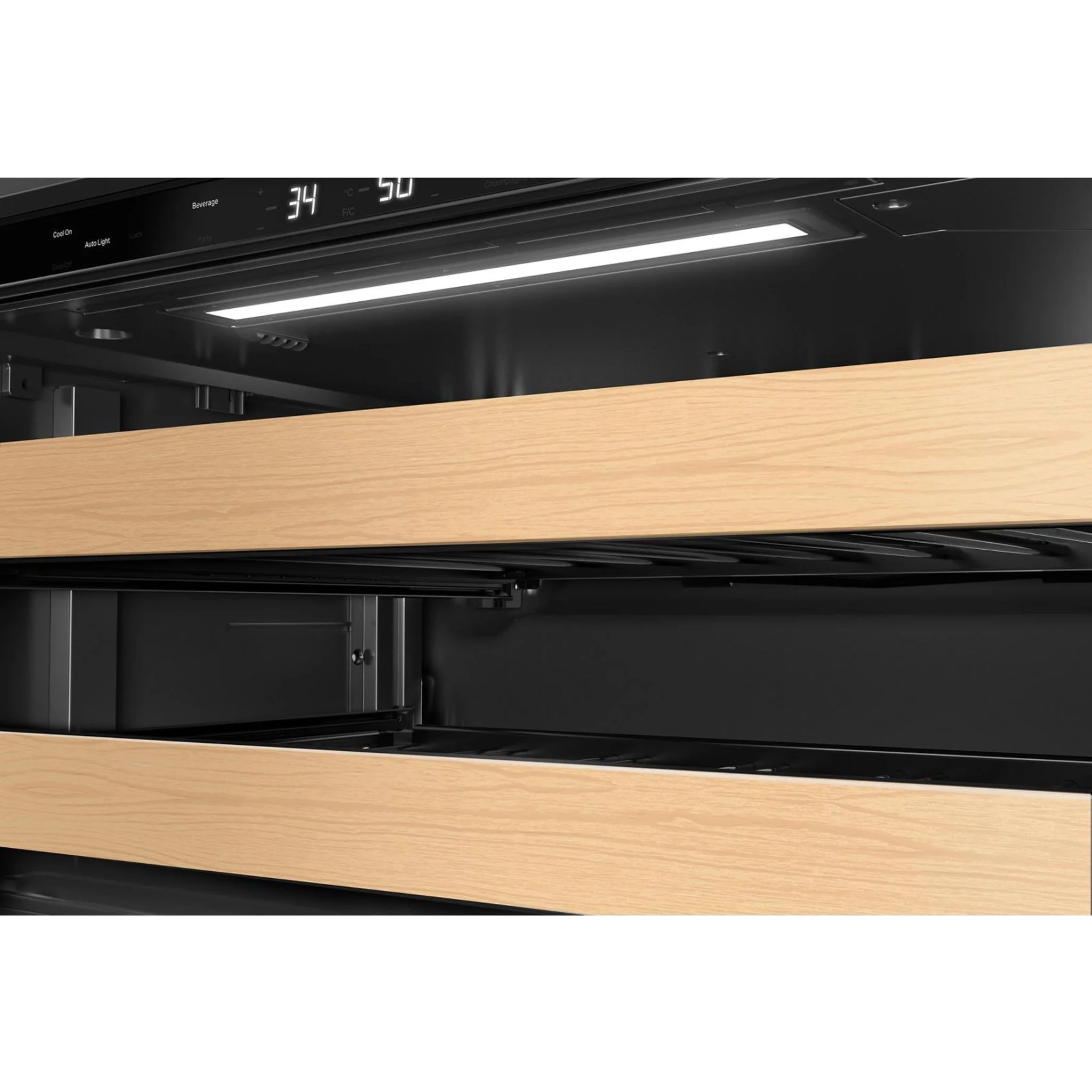 KitchenAid 24" Beverage Center with Glass Door and Wood-Front Racks - PrintShield™ Stainless Finish (KUBR524SPS) - Image 13