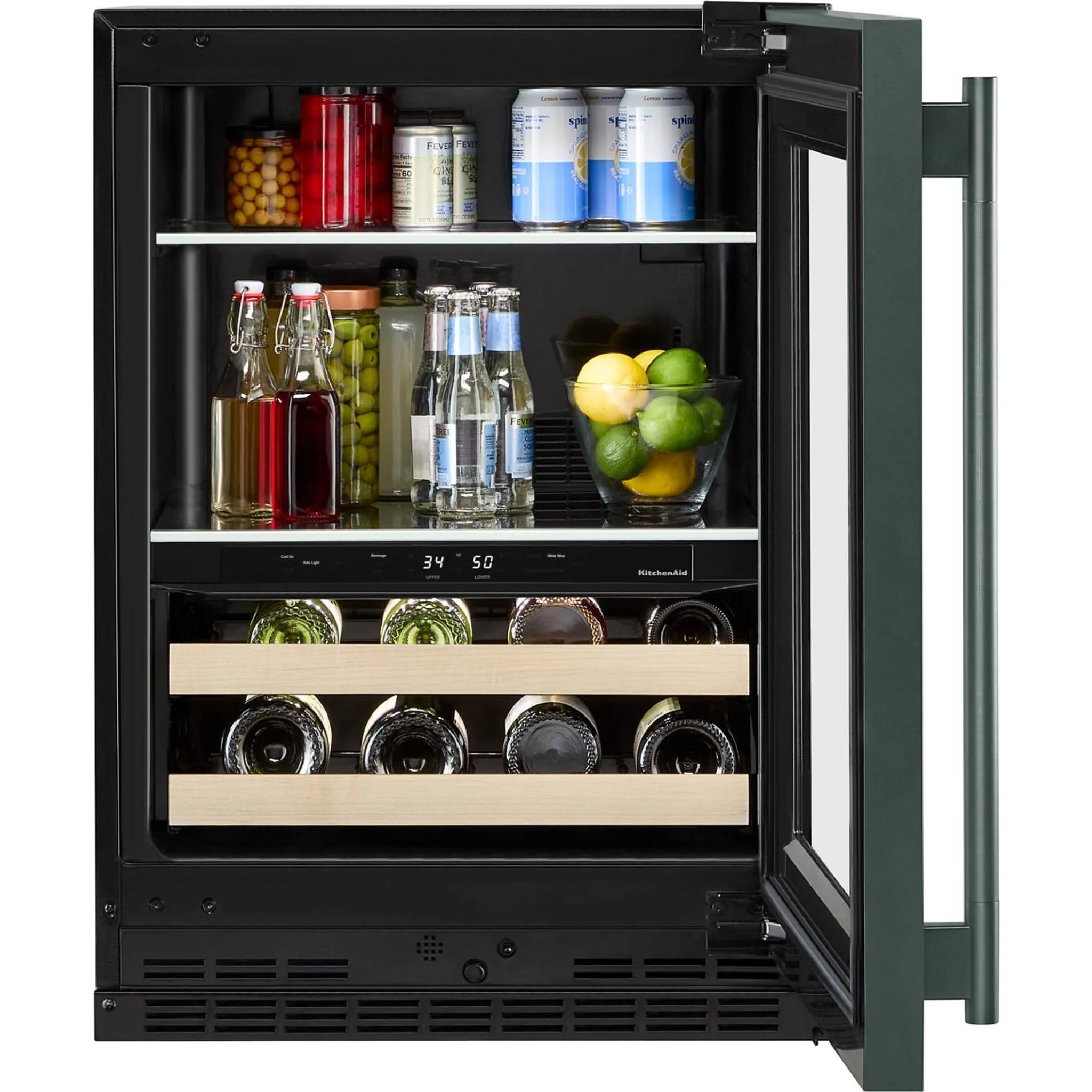 KitchenAid 24" Beverage Center with Glass Door and Wood-Front Racks - Juniper (KUBR524SJP) - Image 2