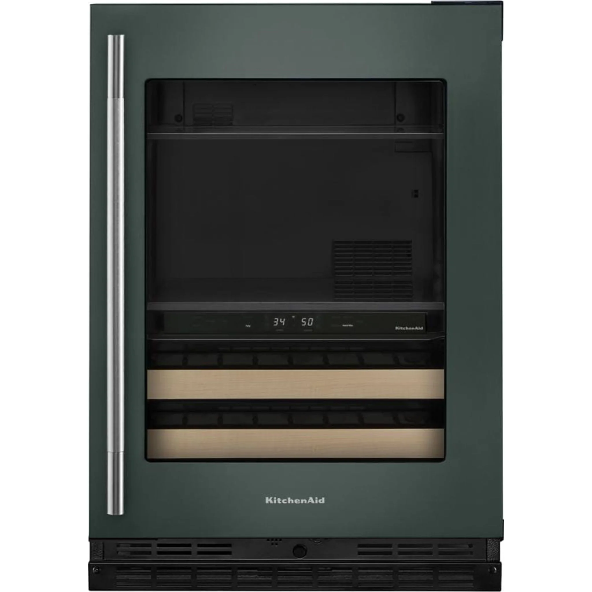 KitchenAid 24" Beverage Center with Glass Door and Wood-Front Racks - Juniper (KUBR524SJP) - Image 3