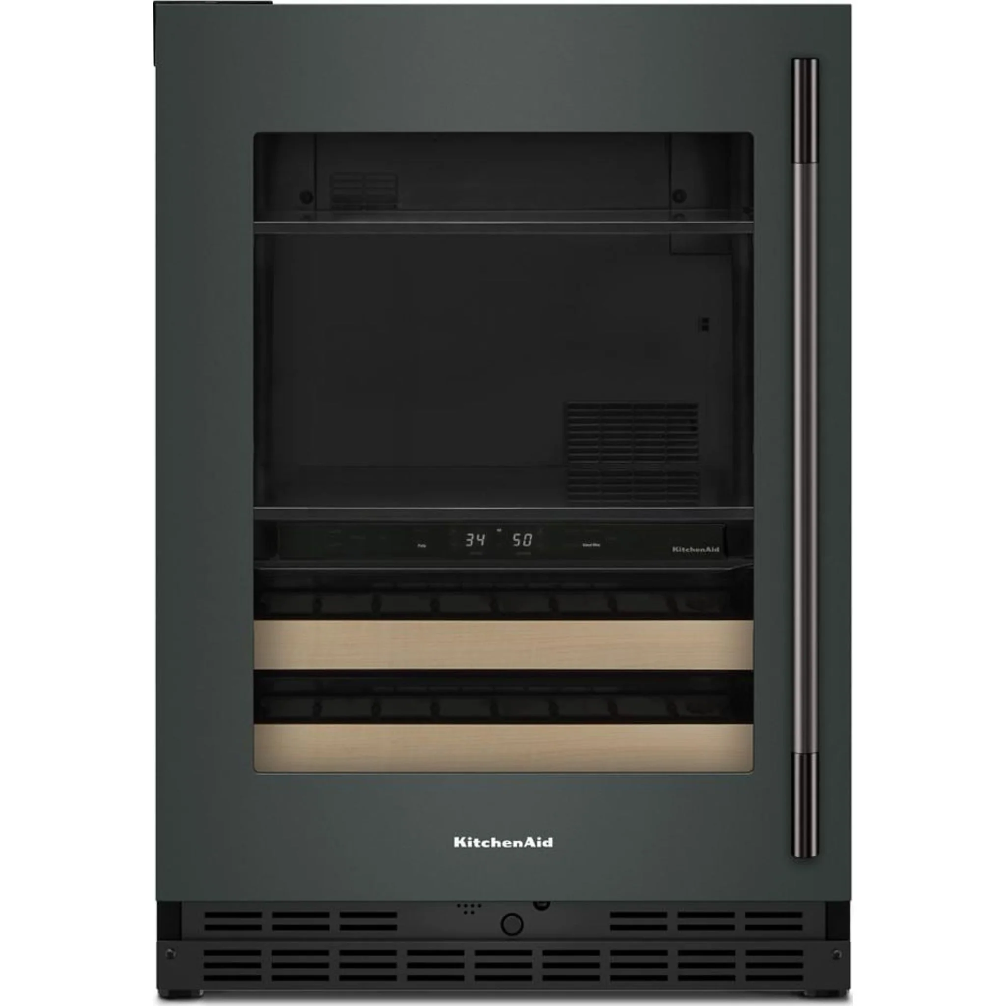 KitchenAid 24" Beverage Center with Glass Door and Wood-Front Racks - Juniper (KUBL524SJP) - Image 4