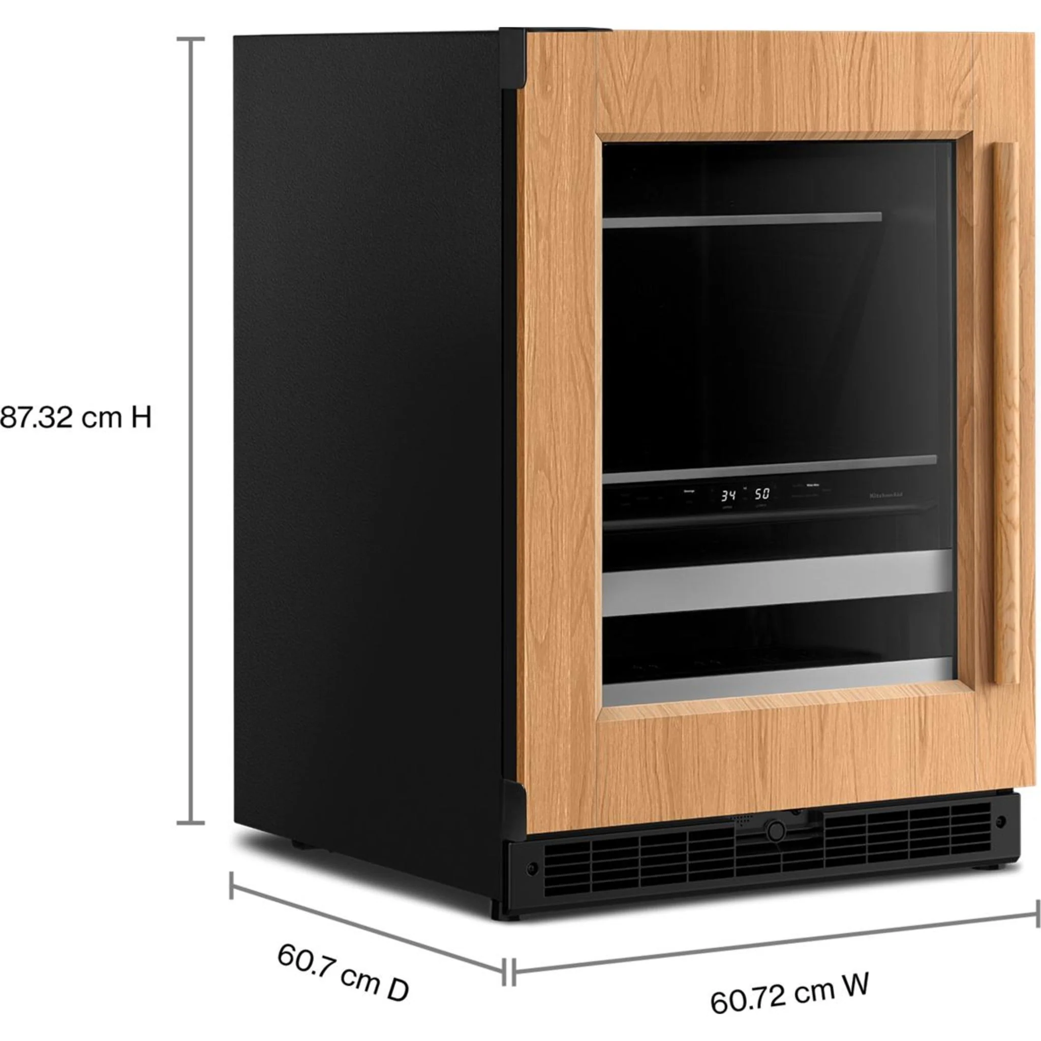 KitchenAid 24" Panel-Ready Beverage Center - Panel Ready (KUBR524SPA) - Image 8