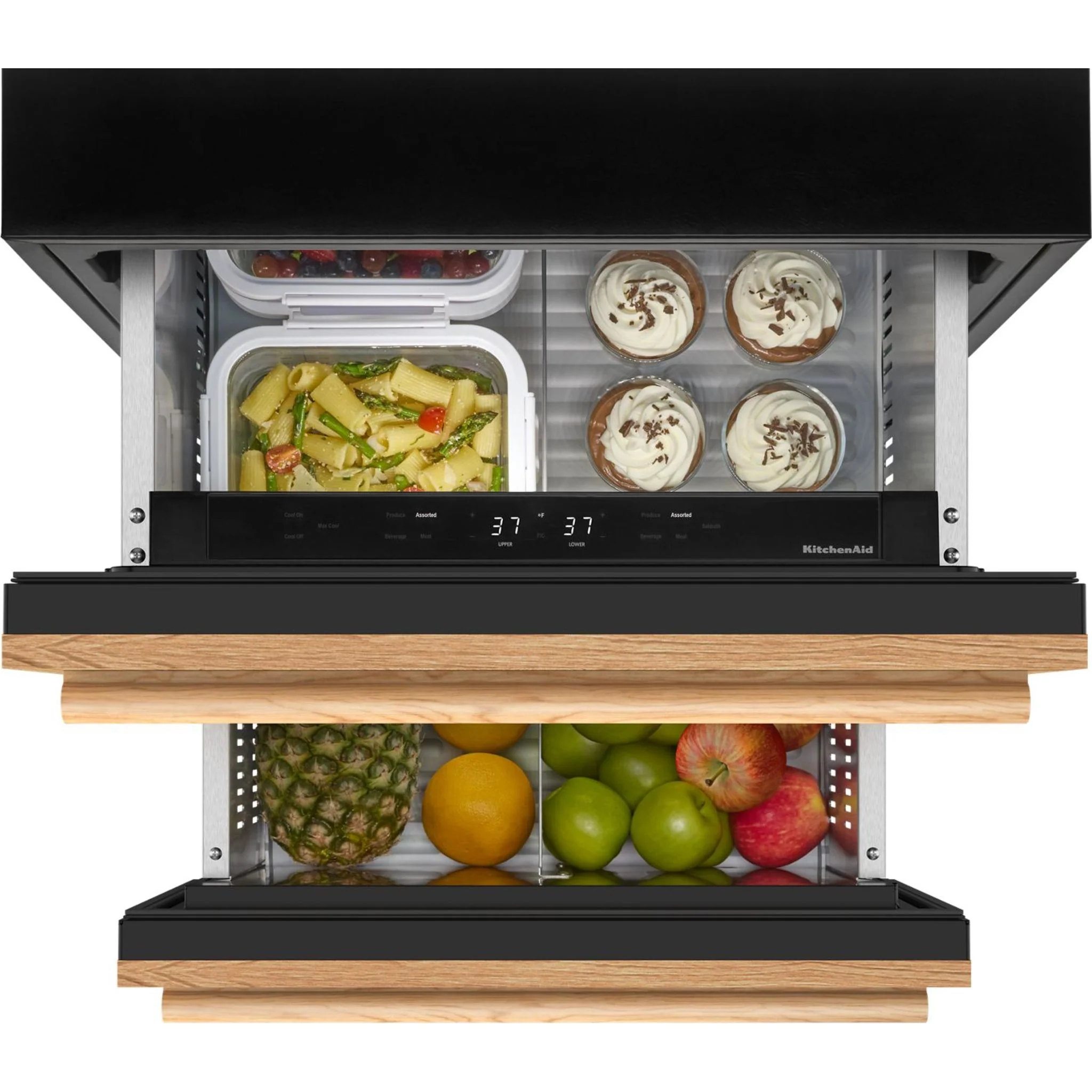 KitchenAid 24" Panel-Ready Undercounter Double-Drawer Refrigerator/Freezer - Panel Ready (KUCT524SPA) - Image 11
