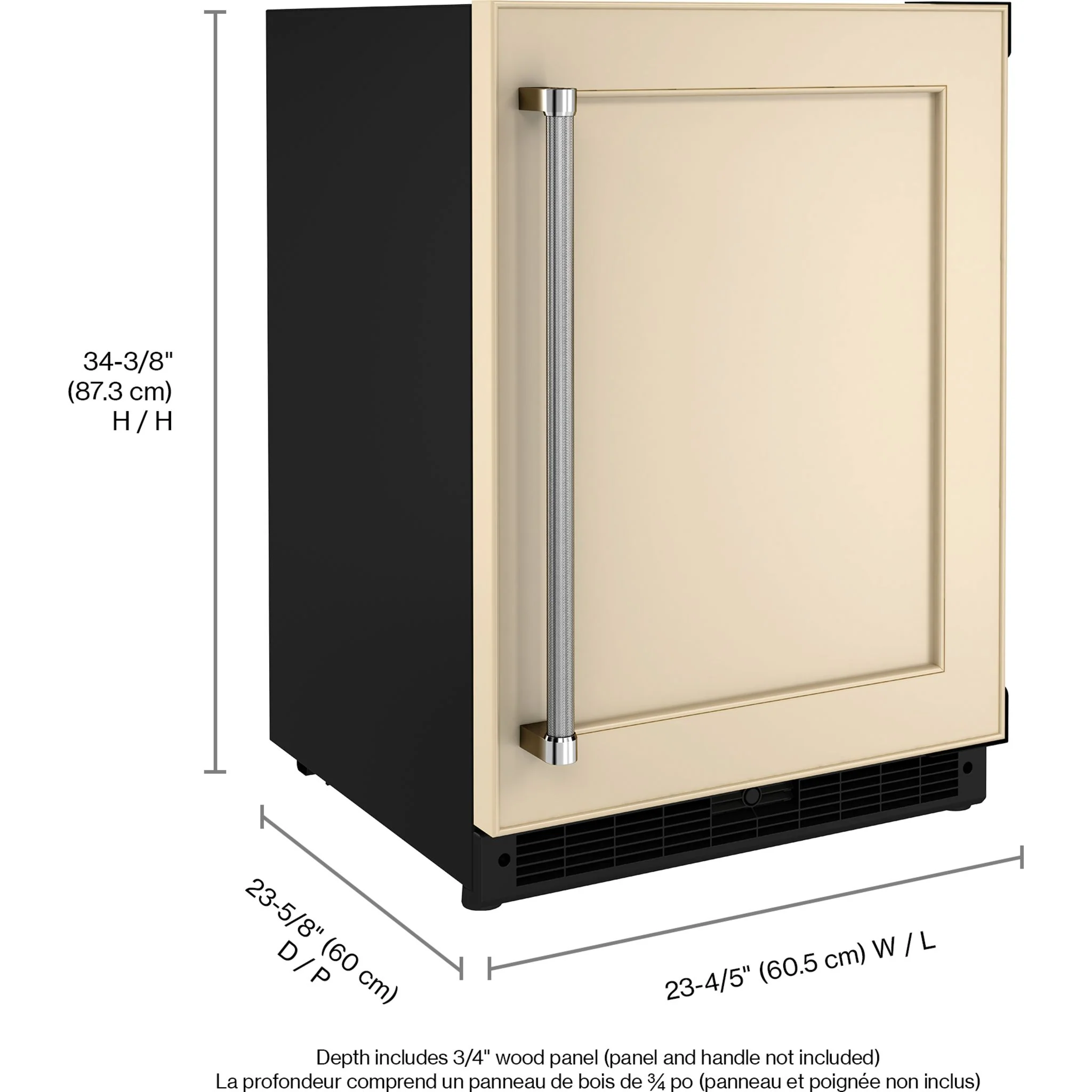 KitchenAid 24" Panel-Ready Undercounter Refrigerator -  (KURR114KPA) - Image 3