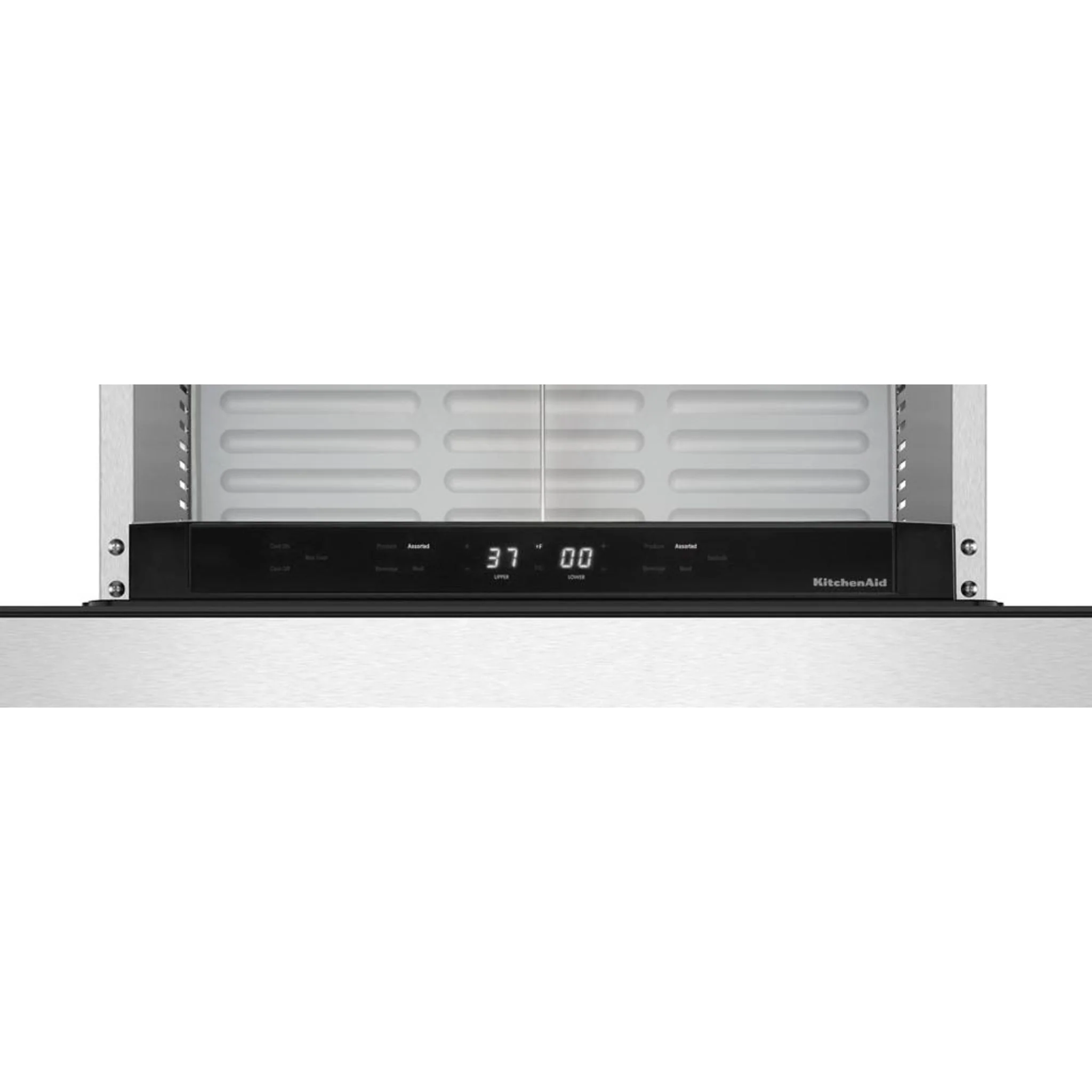 KitchenAid 24" Stainless Steel Undercounter Double-Drawer Refrigerator/Freezer - Black Cabinet/Stainless Doors (KUCT524SSB) - Image 9
