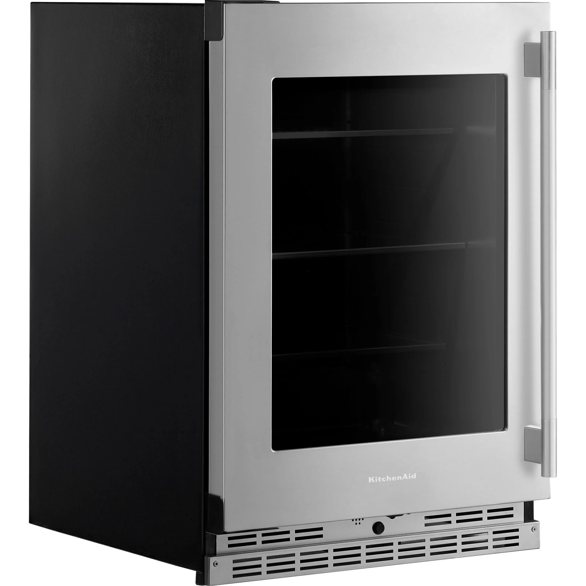 KitchenAid 24" Undercounter Refrigerator with Glass Door and Shelves with Metallic Accents - PrintShield™ Stainless Finish (KURL524SPS) - Image 5