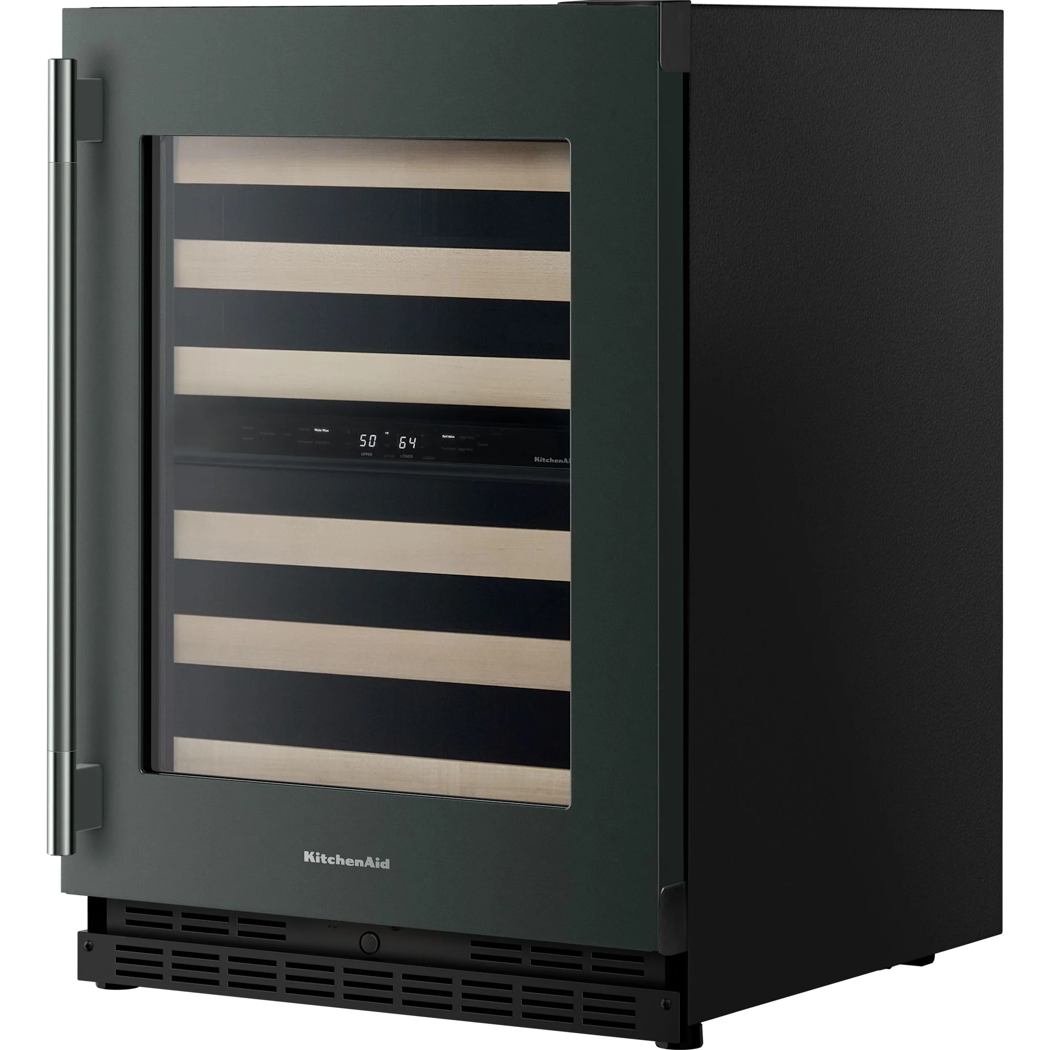 KitchenAid 24" Undercounter Wine Cellar with Full-Extension Wood-Front Racks - Juniper (KUWR524SJP) - Image 6