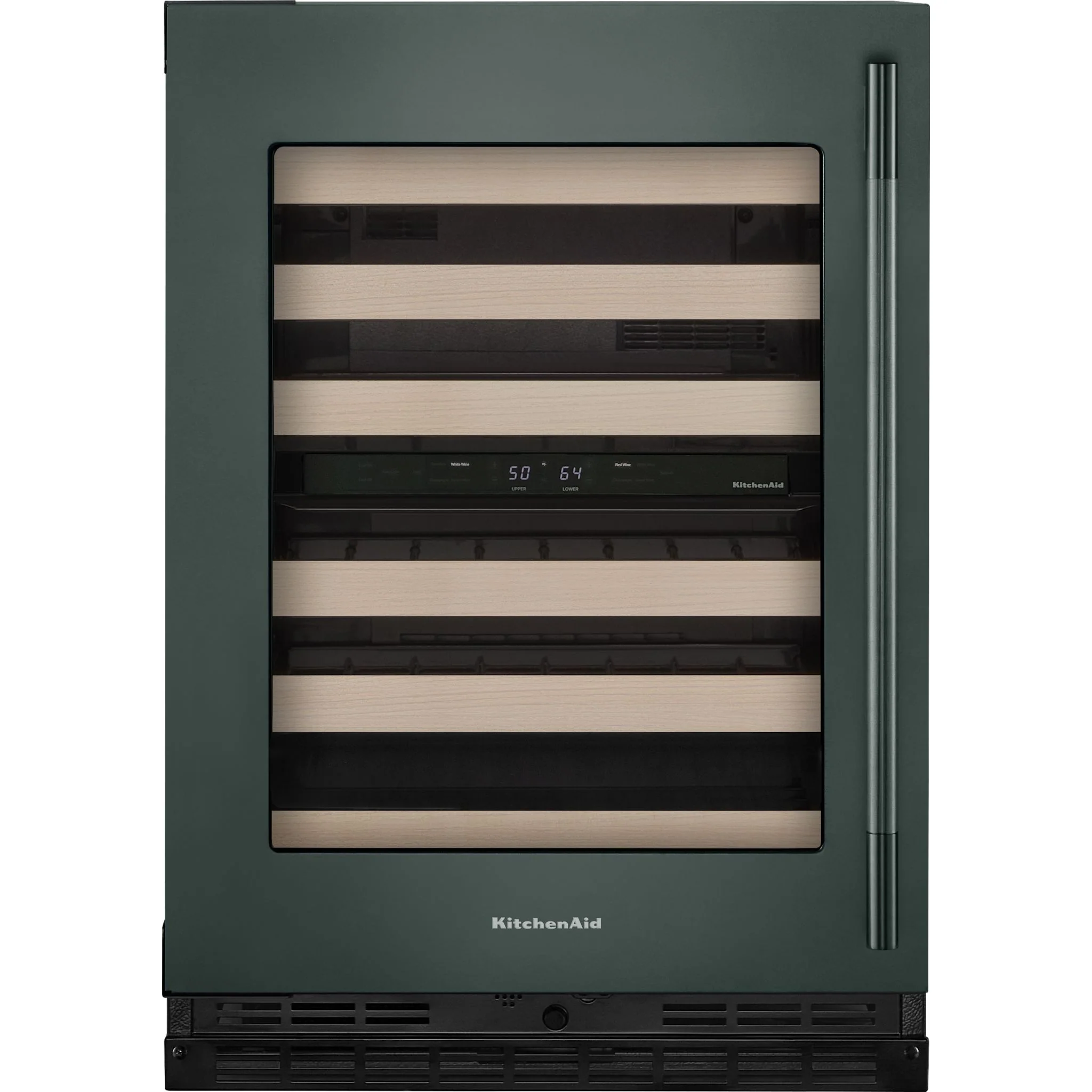 KitchenAid 24" Undercounter Wine Cellar with Full-Extension Wood-Front Racks - Juniper (KUWL524SJP) - Image 2