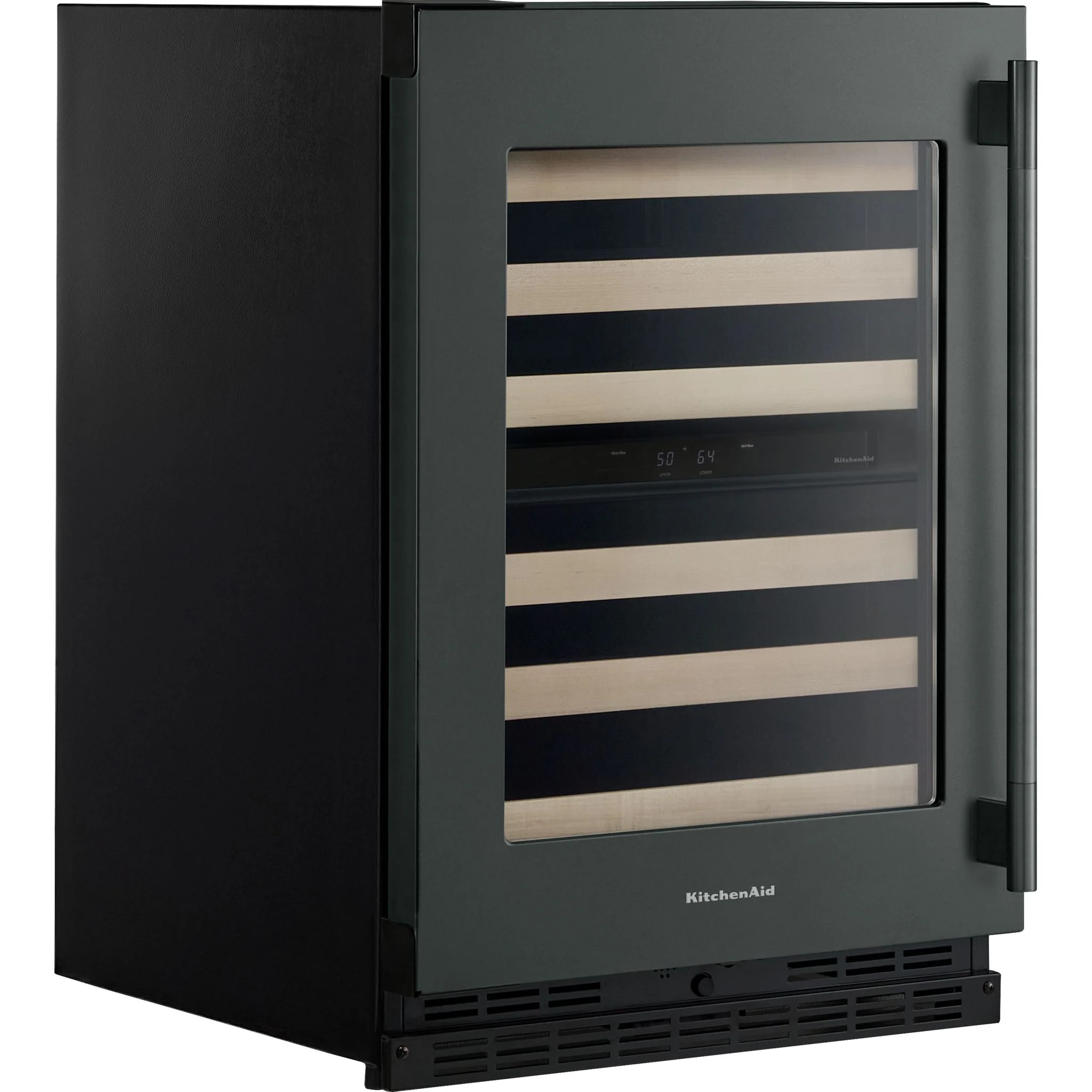KitchenAid 24" Undercounter Wine Cellar with Full-Extension Wood-Front Racks - Juniper (KUWL524SJP) - Image 5