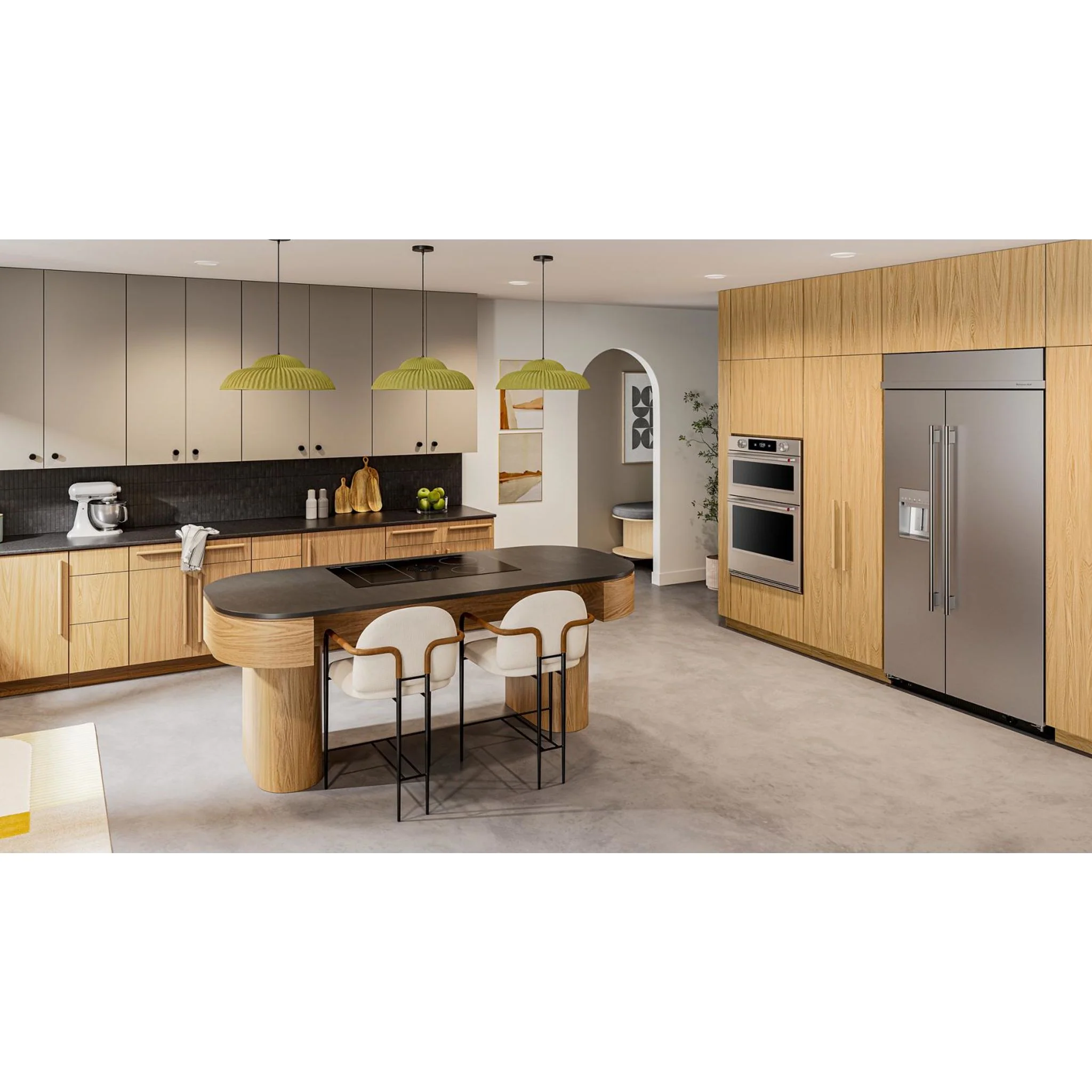 KitchenAid 25.1 Cu. Ft. 42" Built-In Side-by-Side Refrigerator features Exterior Water and Ice Dispenser with Measured Fill -Stainless Steel with PrintShield™ Finish (KBSD742SPS) - Image 14