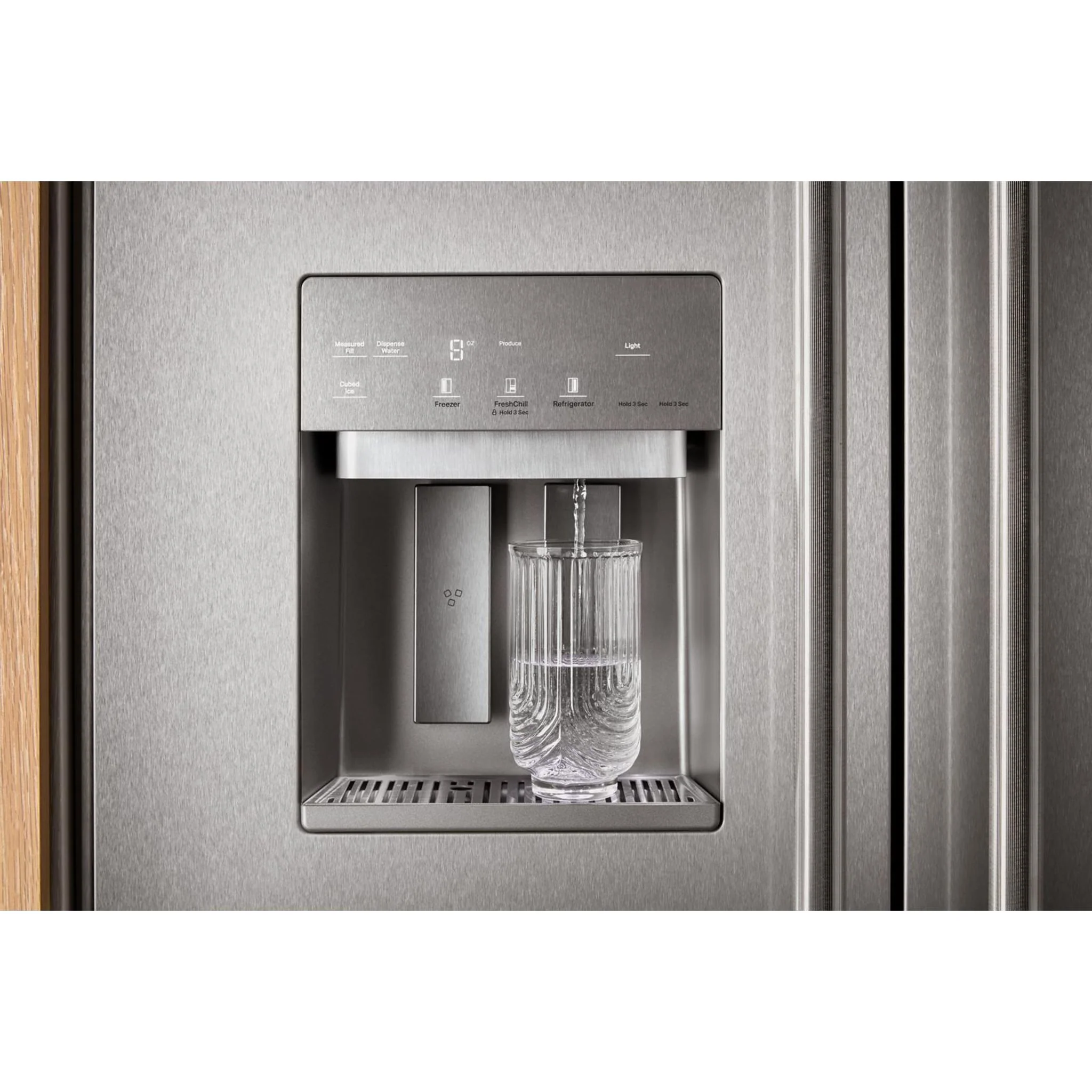 KitchenAid 25.1 Cu. Ft. 42" Built-In Side-by-Side Refrigerator features Exterior Water and Ice Dispenser with Measured Fill -Stainless Steel with PrintShield™ Finish (KBSD742SPS) - Image 19