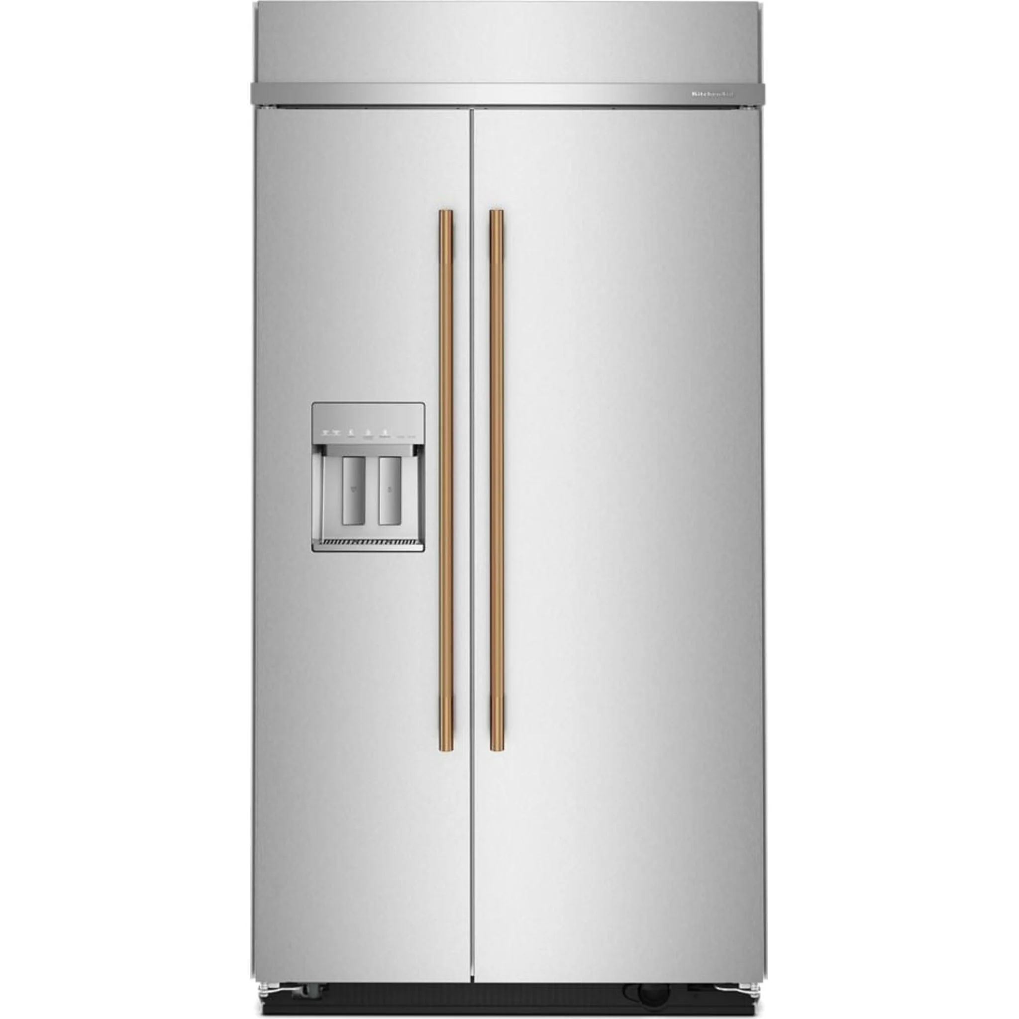 KitchenAid 25.1 Cu. Ft. 42" Built-In Side-by-Side Refrigerator features Exterior Water and Ice Dispenser with Measured Fill -Stainless Steel with PrintShield™ Finish (KBSD742SPS) - Image 5
