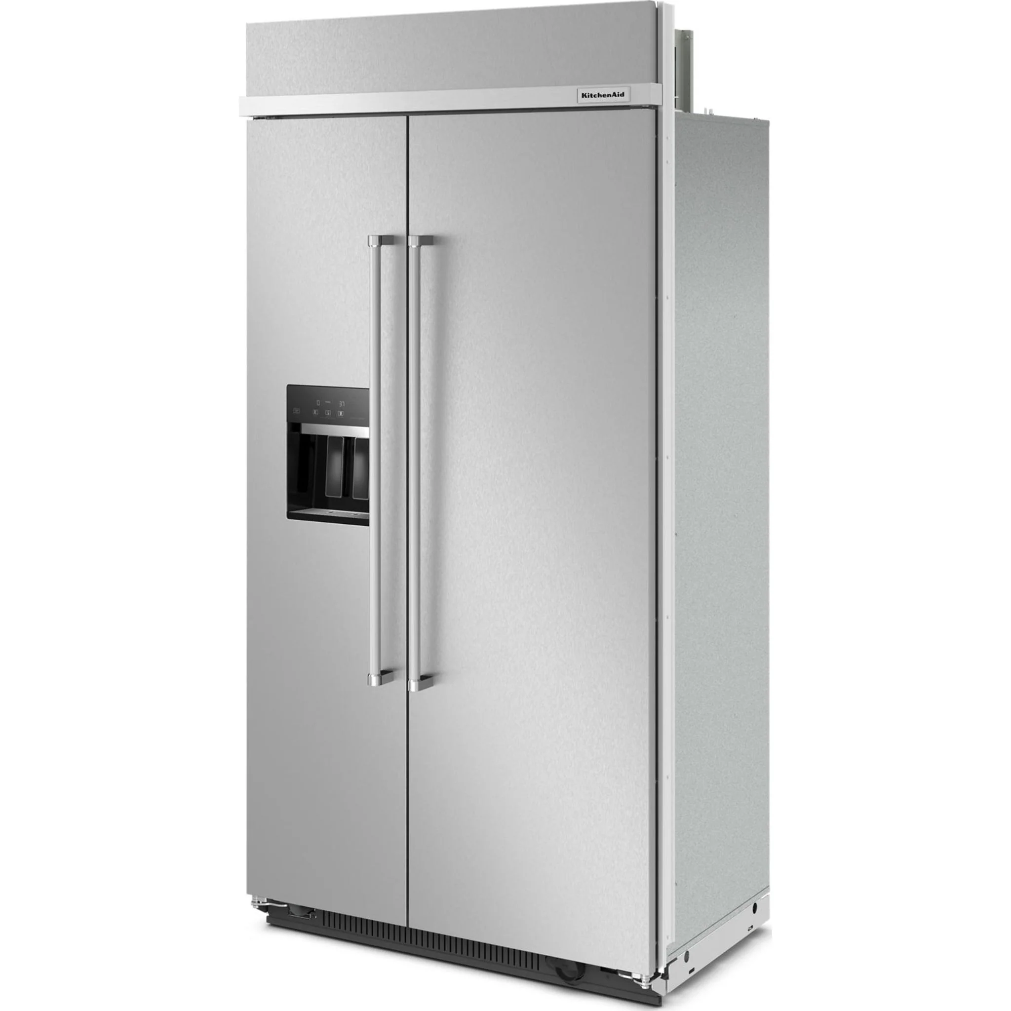 KitchenAid 25.1 cu.ft. 42" Built-In Side-by-Side Refrigerator with Ice and Water Dispenser - Stainless Steel (KBSD702MSS) - Image 17