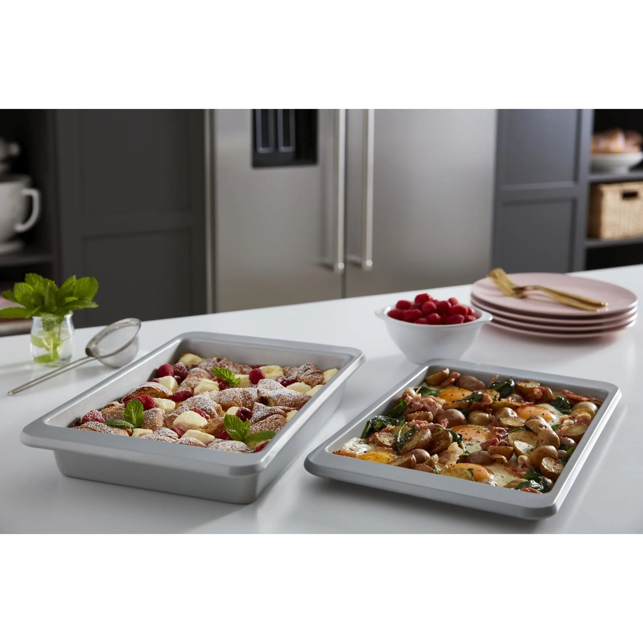 KitchenAid 25.1 cu.ft. 42" Built-In Side-by-Side Refrigerator with Ice and Water Dispenser - Stainless Steel (KBSD702MSS) - Image 23