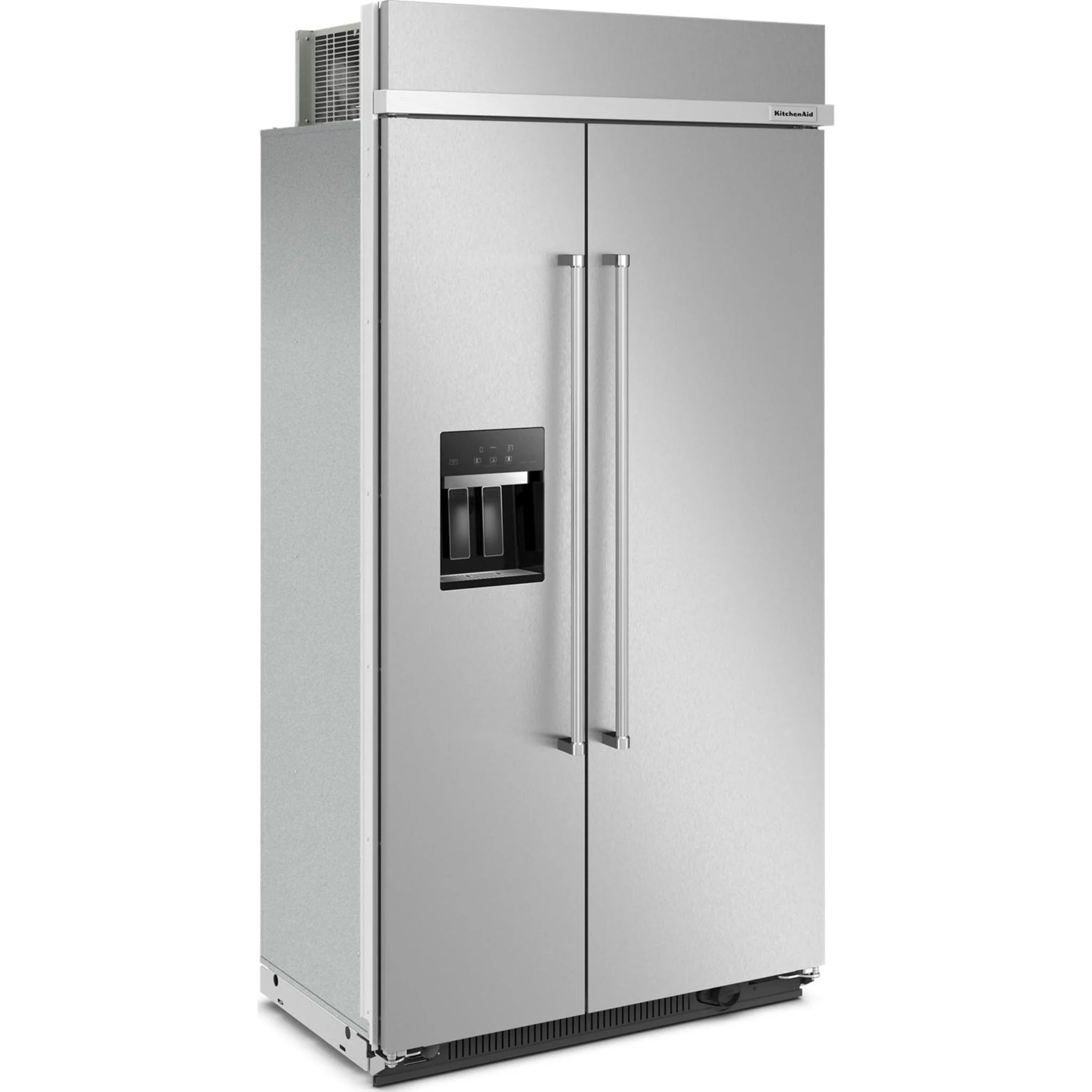 KitchenAid 25.1 cu.ft. 42" Built-In Side-by-Side Refrigerator with Ice and Water Dispenser - Stainless Steel (KBSD702MSS) - Image 24