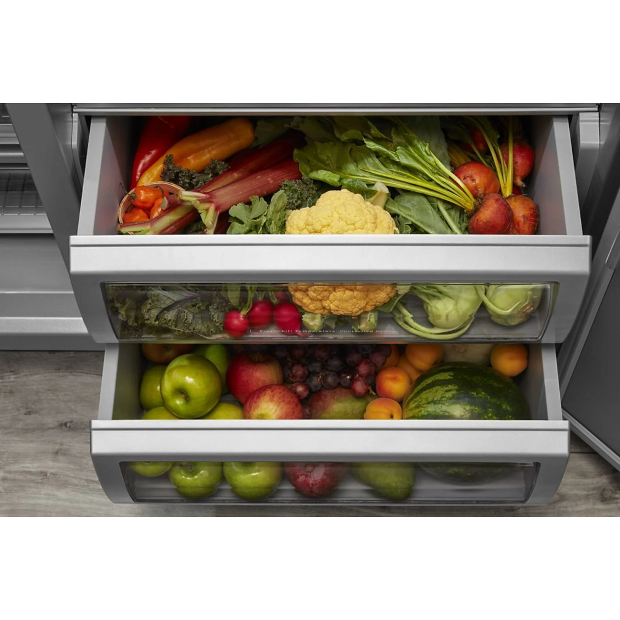 KitchenAid 25.1 cu.ft. 42" Built-In Side-by-Side Refrigerator with Ice and Water Dispenser - Stainless Steel (KBSD702MSS) - Image 32