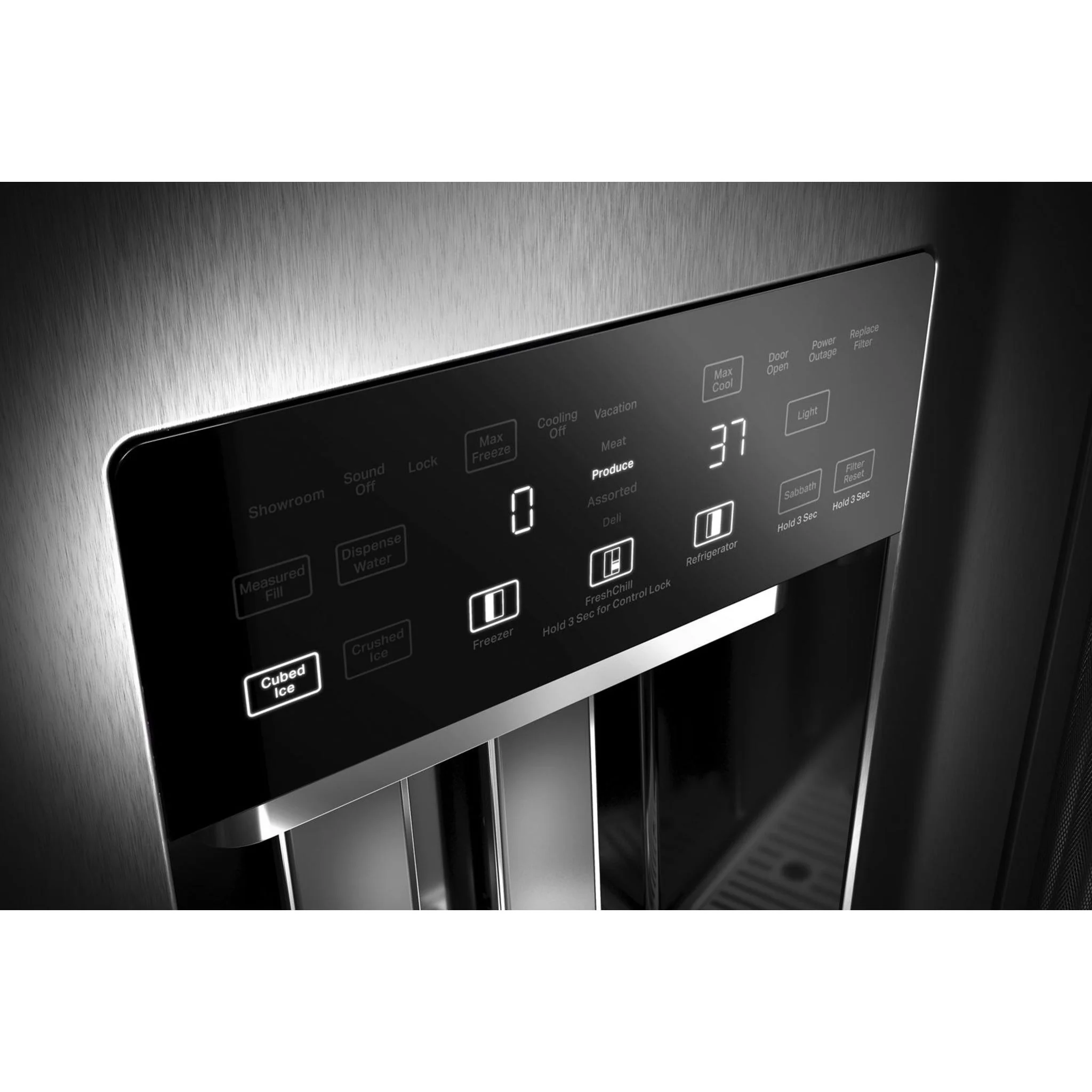KitchenAid 25.1 cu.ft. 42" Built-In Side-by-Side Refrigerator with Ice and Water Dispenser - Stainless Steel (KBSD702MSS) - Image 40