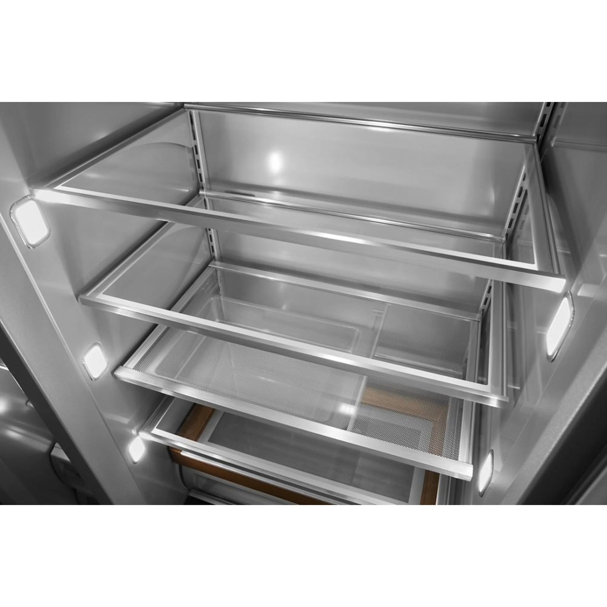 KitchenAid 25.5 Cu Ft. 42" Built-In Side-by-Side Refrigerator with Panel-Ready Doors - Panel Ready (KBSN702MPA) - Image 35