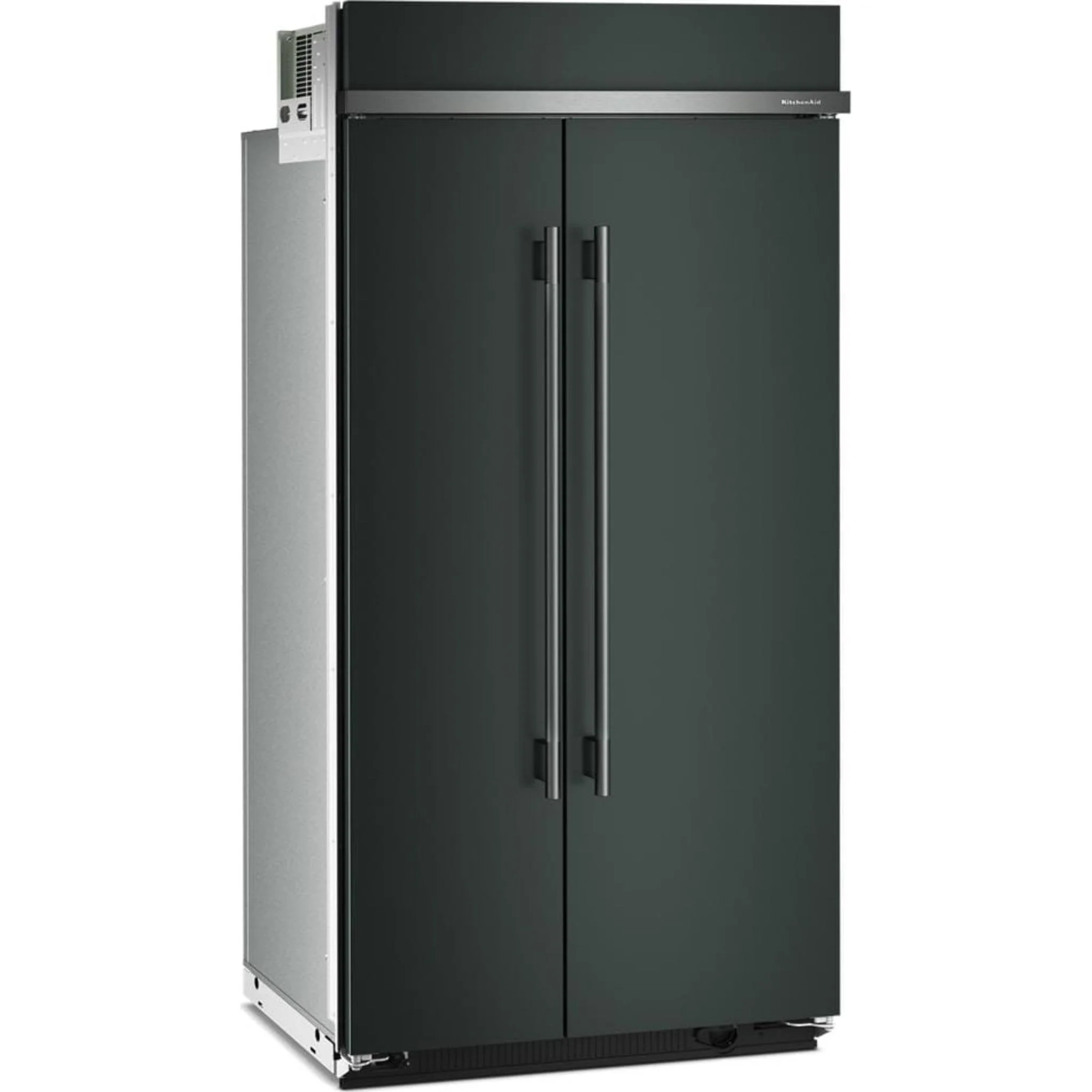 KitchenAid 25.5 Cu. Ft. 42" Built-In Side-by-Side Refrigerator with Platinum Interior - Juniper (KBSN742SJP) - Image 8