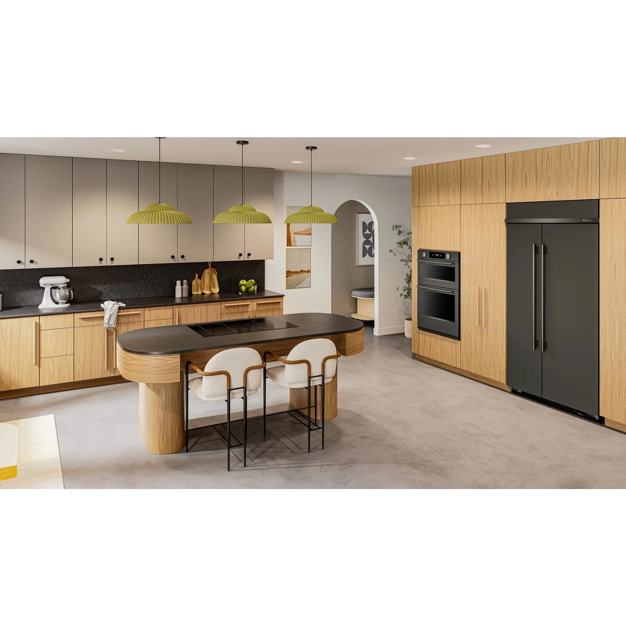 KitchenAid 25.5 Cu. Ft. 42" Built-In Side-by-Side Refrigerator with Platinum Interior - Black Ore (KBSN742SBE) - Image 17