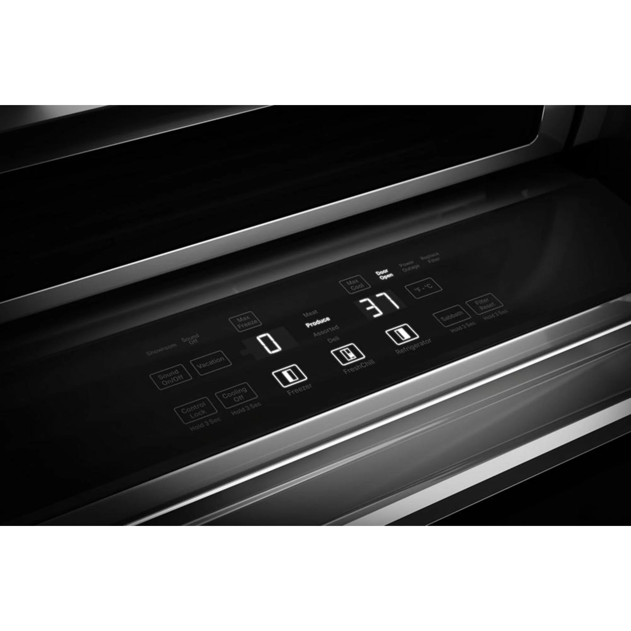 KitchenAid 25.5 Cu. Ft. 42" Built-In Side-by-Side Refrigerator with Platinum Interior - Black Ore (KBSN742SBE) - Image 3