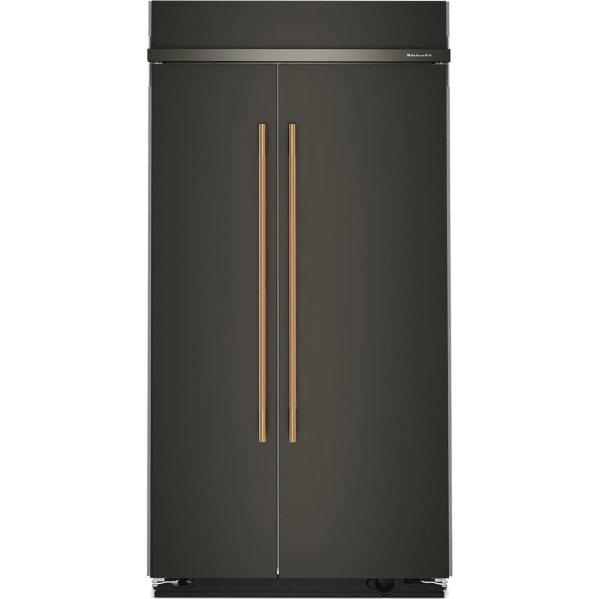 KitchenAid 25.5 Cu. Ft. 42" Built-In Side-by-Side Refrigerator with Platinum Interior - Black Ore (KBSN742SBE) - Image 5