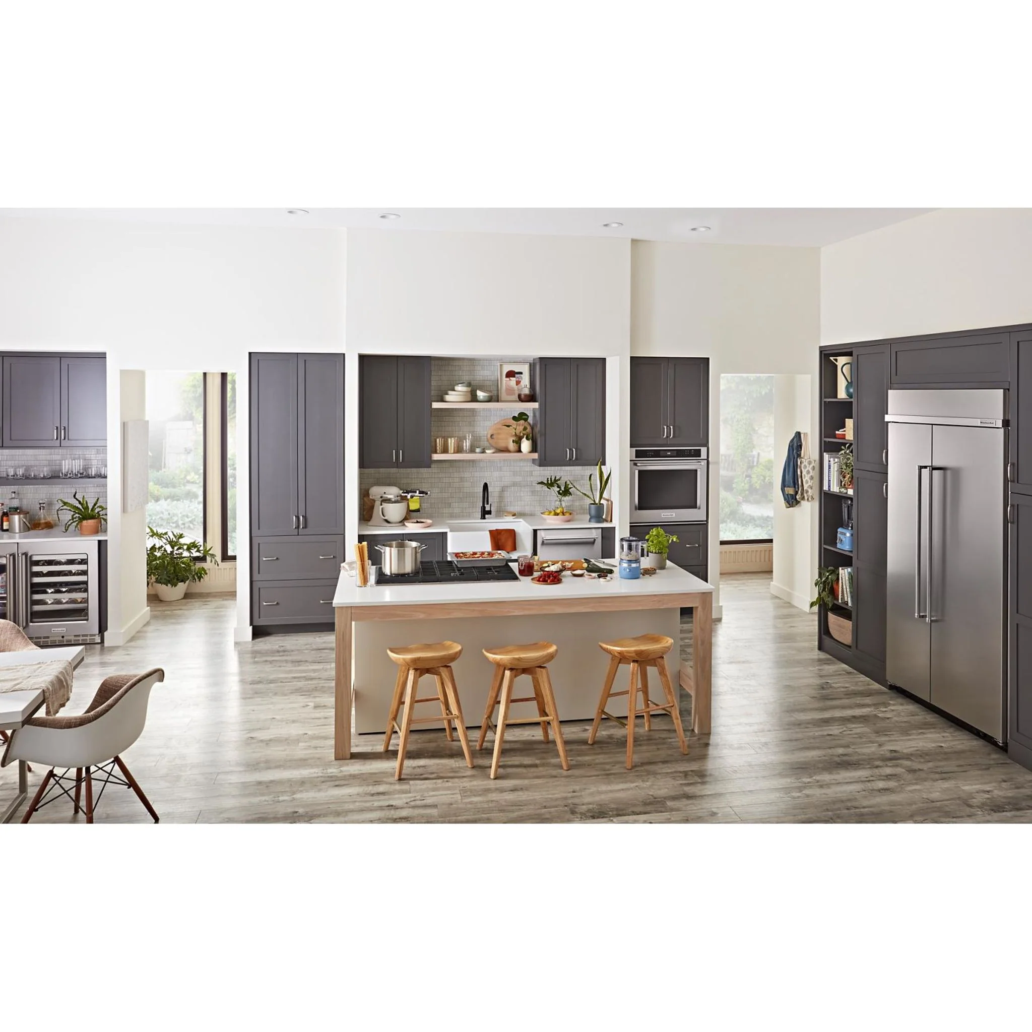 KitchenAid 25.5 Cu Ft. 42" Built-In Side-by-Side Refrigerator with PrintShield Finish - Stainless Steel with PrintShield™ Finish (KBSN702MPS) - Image 13