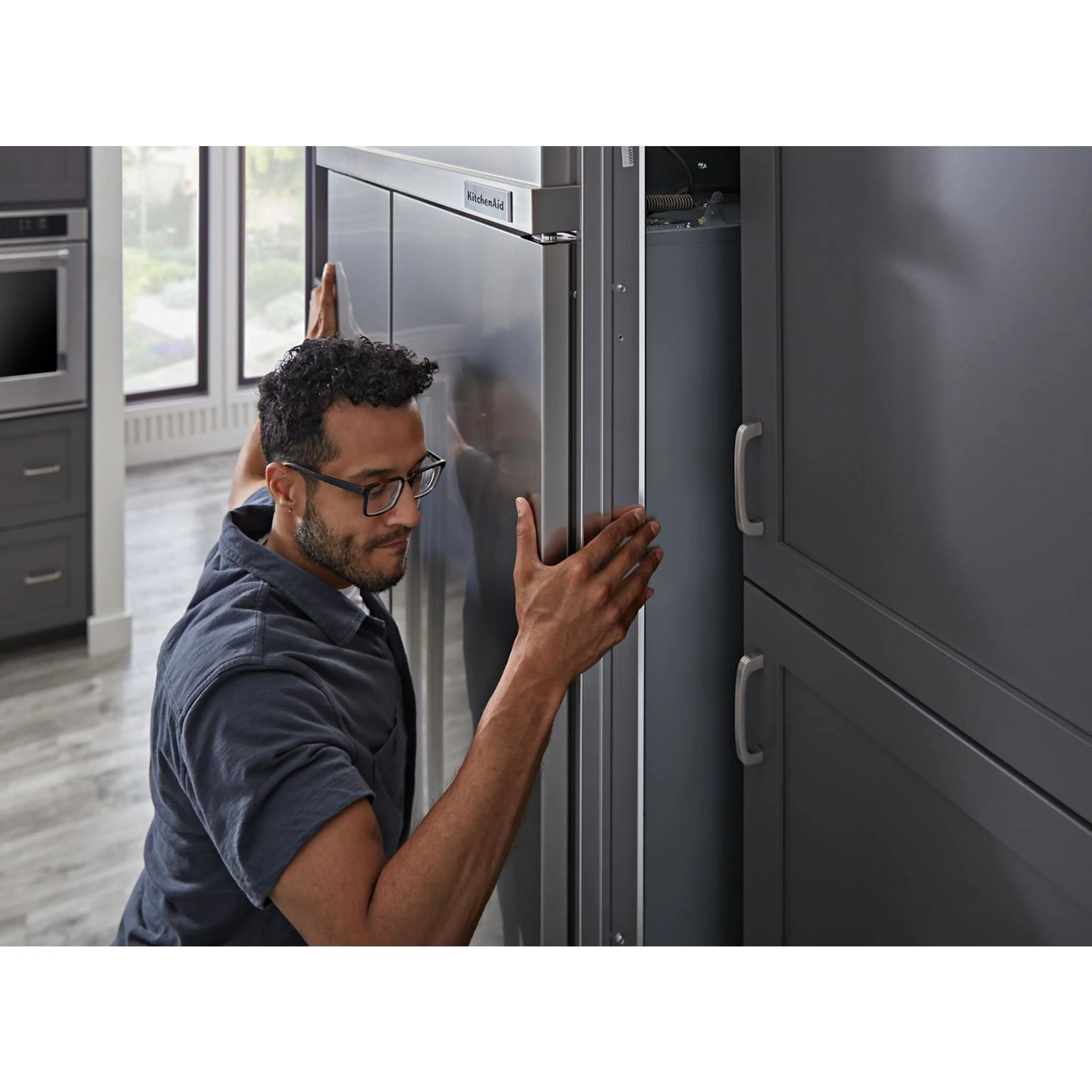 KitchenAid 25.5 Cu Ft. 42" Built-In Side-by-Side Refrigerator with PrintShield Finish - Stainless Steel with PrintShield™ Finish (KBSN702MPS) - Image 22