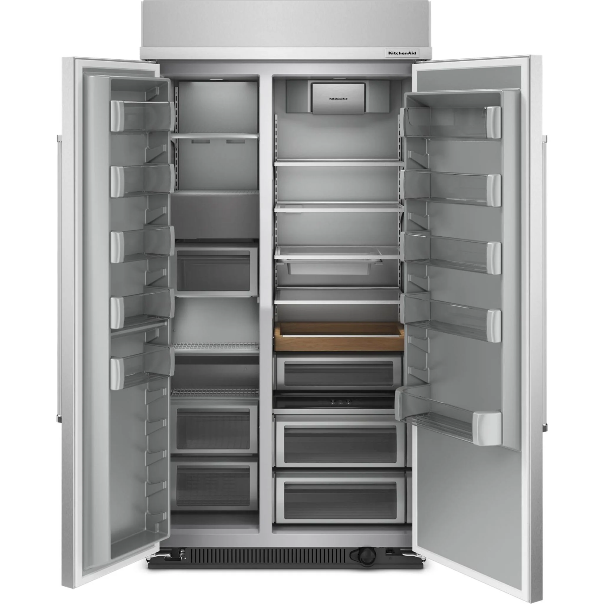 KitchenAid 25.5 Cu Ft. 42" Built-In Side-by-Side Refrigerator with PrintShield Finish - Stainless Steel with PrintShield™ Finish (KBSN702MPS) - Image 5