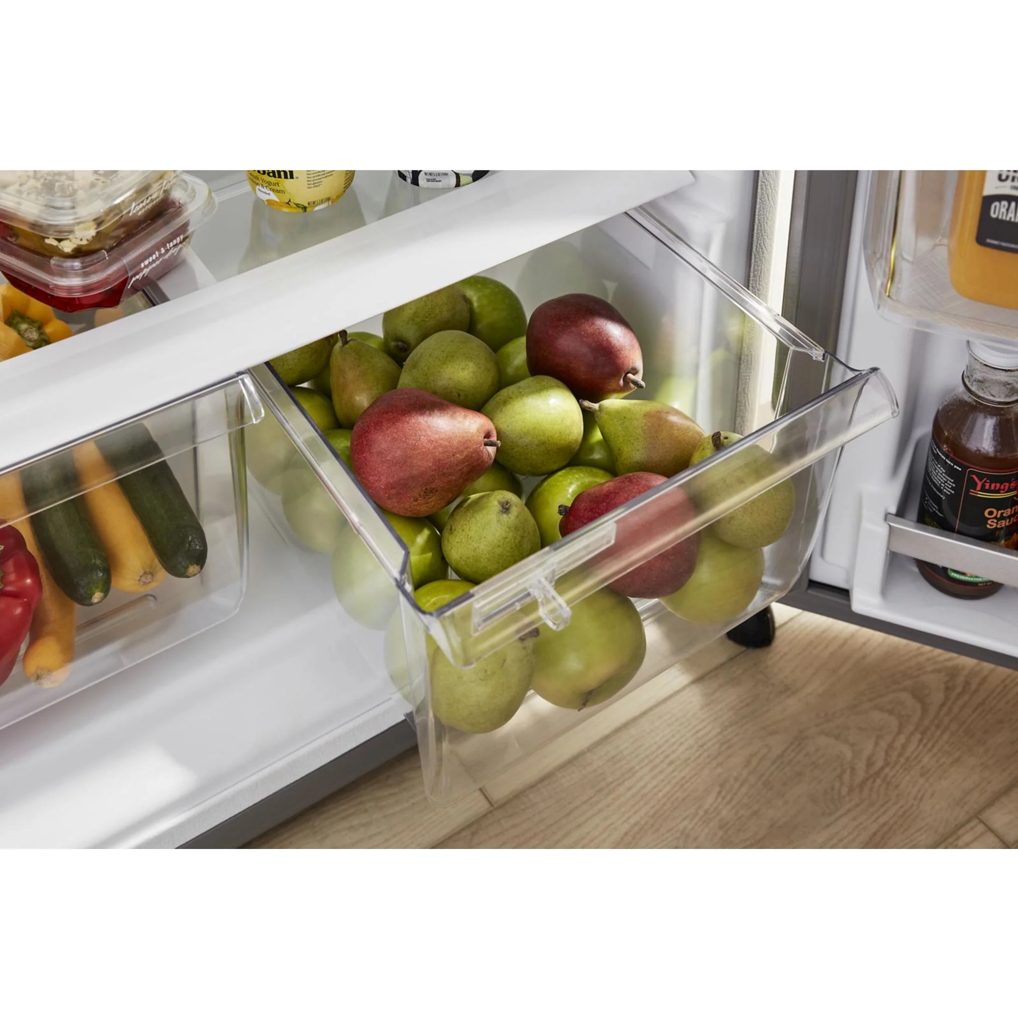 Whirlpool 28-inch Wide Top-Freezer Refrigerator - 16.6 Cu. Ft. -White (WRTX5328PW) - Image 7