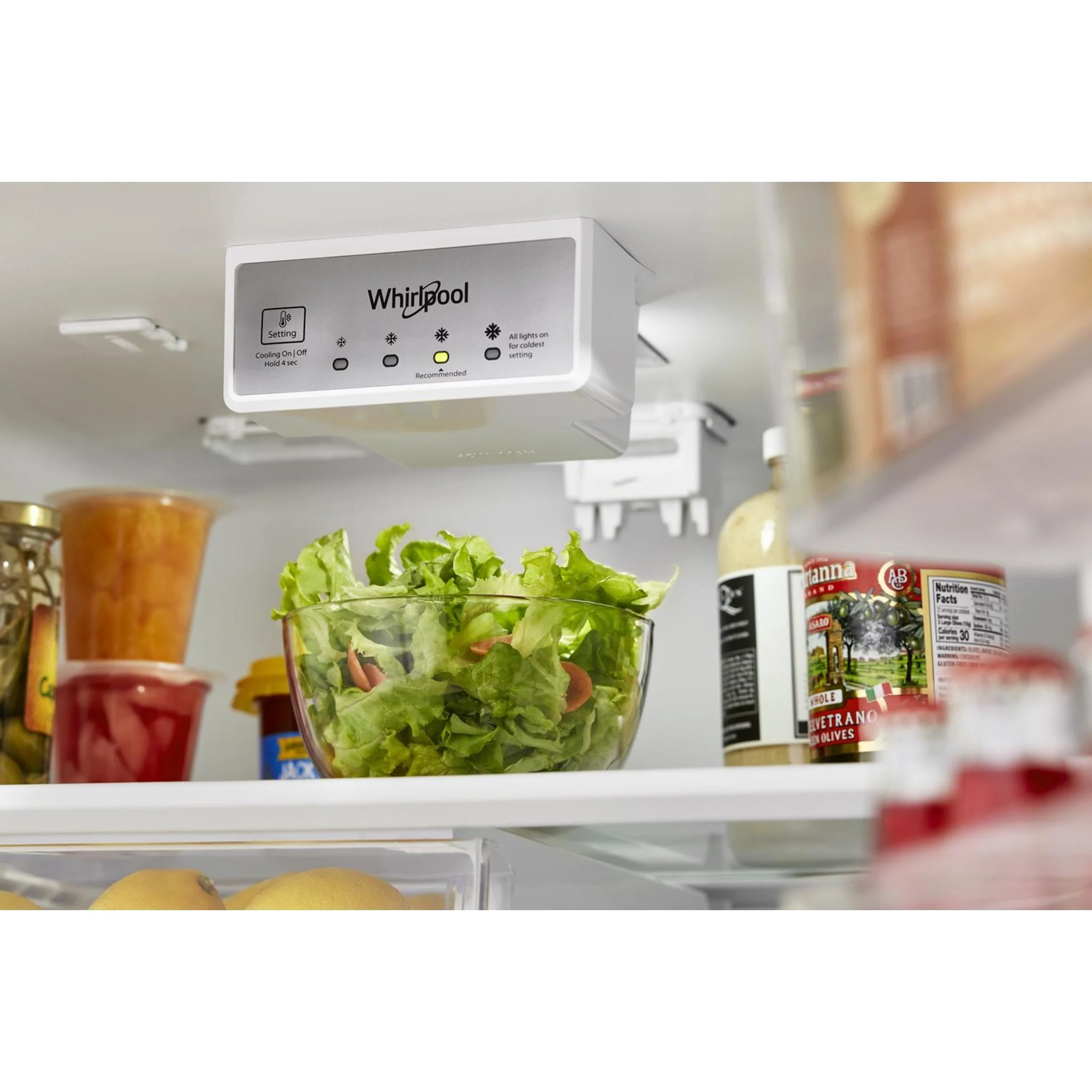 Whirlpool 28-inch Wide Top-Freezer Refrigerator - 16.6 Cu. Ft. -White (WRTX5328PW) - Image 9