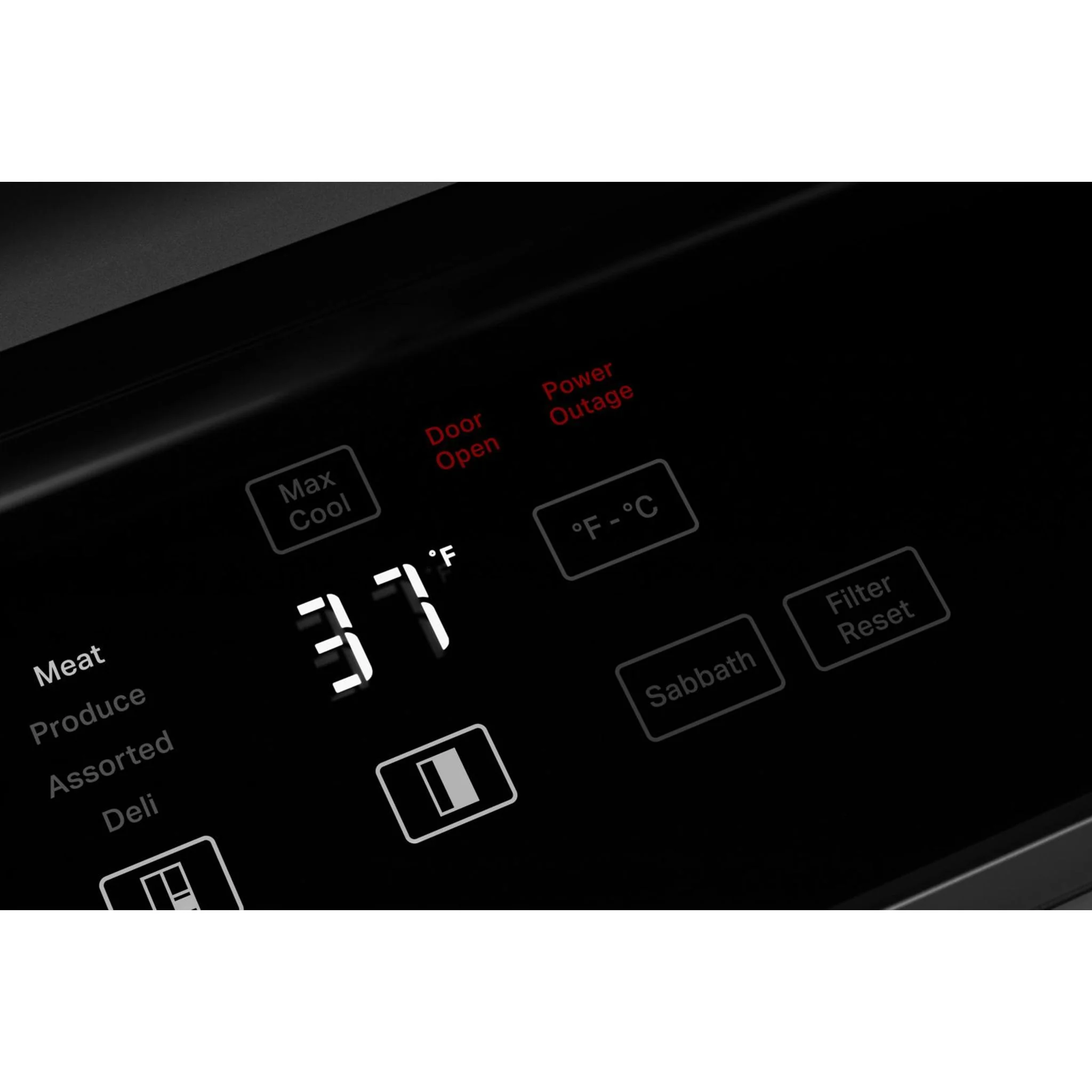 KitchenAid 29.4 cu.ft. 48" Built-In Side-by-Side Refrigerator with Ice and Water Dispenser - Black Stainless Steel with PrintShield™ Finish (KBSD708MBS) - Image 3