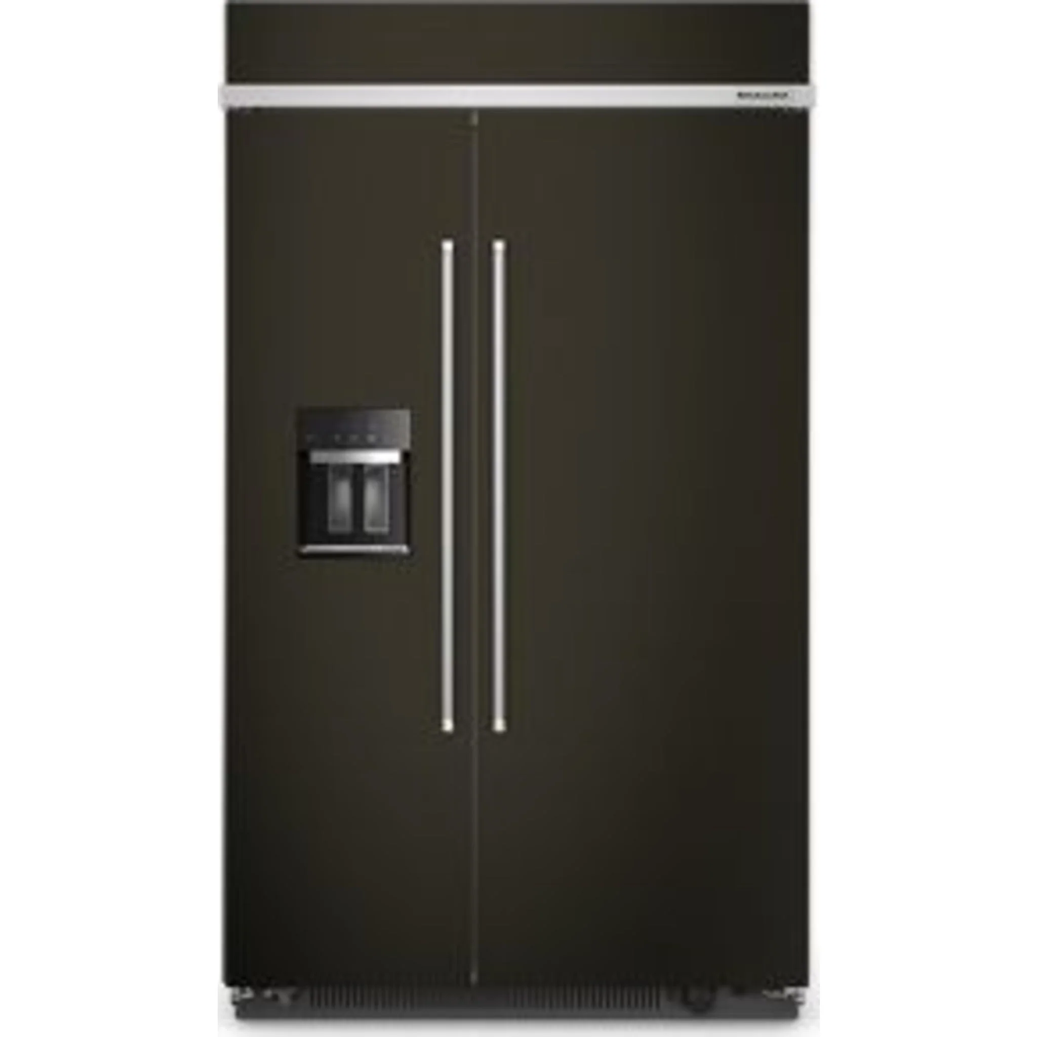 KitchenAid 29.4 cu.ft. 48" Built-In Side-by-Side Refrigerator with Ice and Water Dispenser - Black Stainless Steel with PrintShield™ Finish (KBSD708MBS) - Image 6