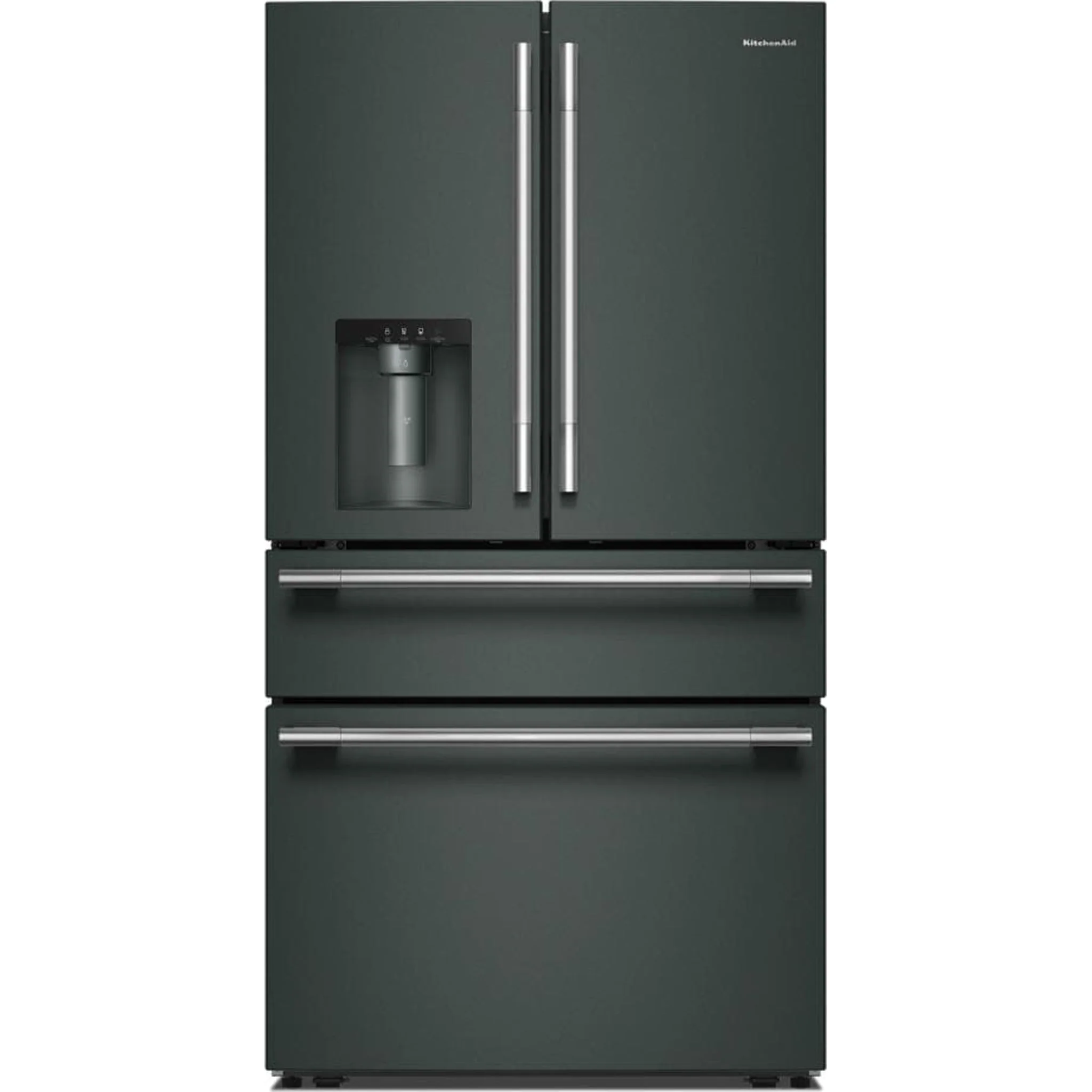 KitchenAid 29 cu. ft. French Door Refrigerator with Exterior Water and Ice and FreshChillFull-Width Refrigerated Drawer - Juniper (KRMF436SJP) - Image 12