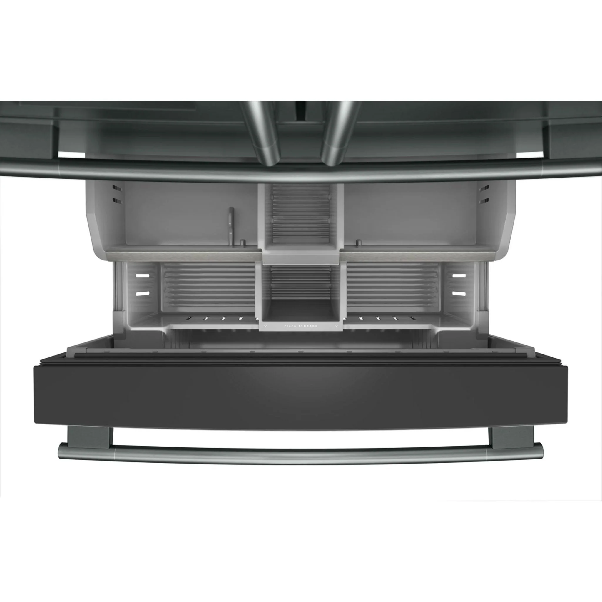 KitchenAid 29 cu. ft. French Door Refrigerator with Exterior Water and Ice and FreshChillFull-Width Refrigerated Drawer - Juniper (KRMF436SJP) - Image 13