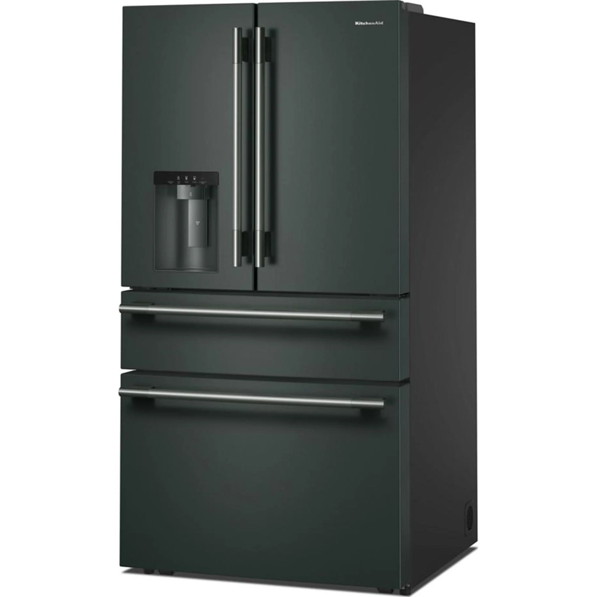 KitchenAid 29 cu. ft. French Door Refrigerator with Exterior Water and Ice and FreshChillFull-Width Refrigerated Drawer - Juniper (KRMF436SJP) - Image 9